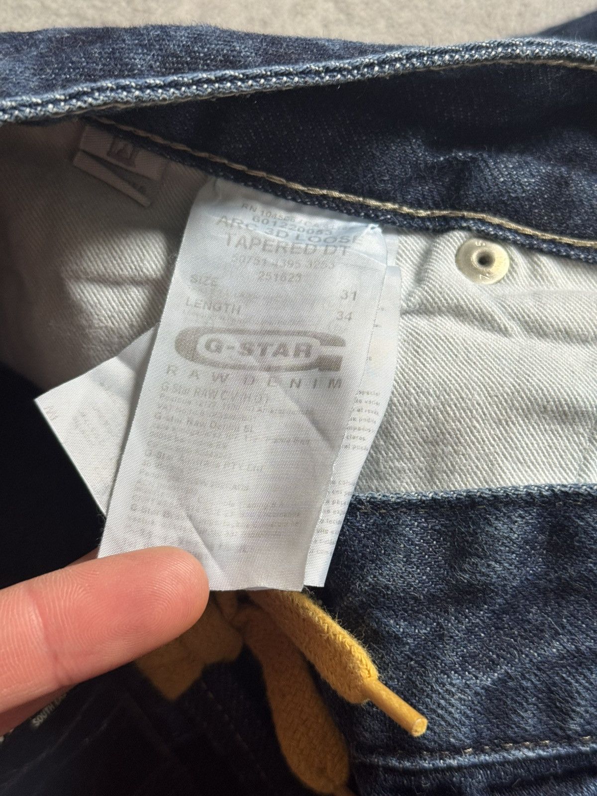 G-Star G star raw 31/34 ARC 3D loose tapered DT pants jeans trouser Size US 31 - 10 Thumbnail