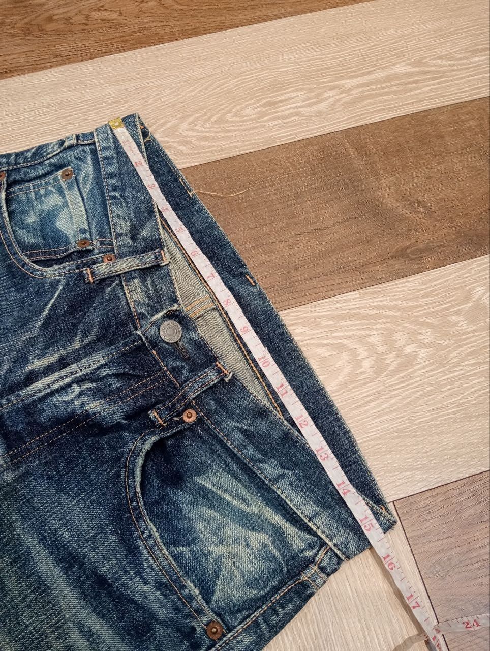 Spellbound SPELLBOUND JAPAN BLUE WASHED DENIM PANTS Size US 28 / EU 44 - 10 Thumbnail