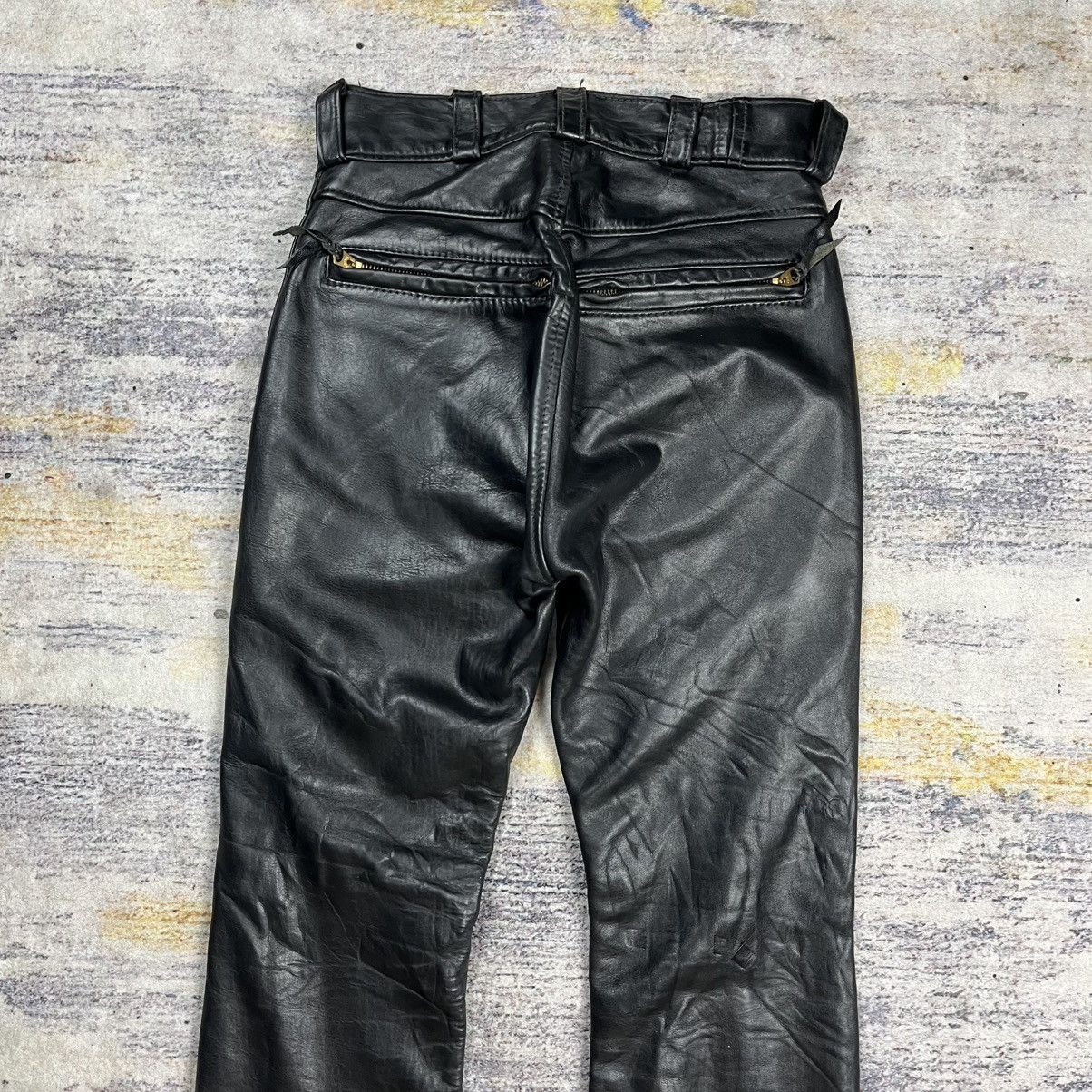 Isamu Katayama Backlash Vintage 70s Langlitz leather riding pants Size US 30 / EU 46 - 4 Thumbnail