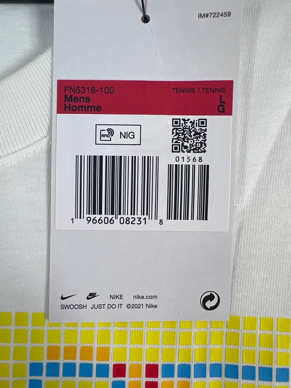 Nike NWT Nike Rafa Love Tennis T-Shirt FN5318-100 Mens Size L Size US L / EU 52-54 / 3 - 5 Thumbnail