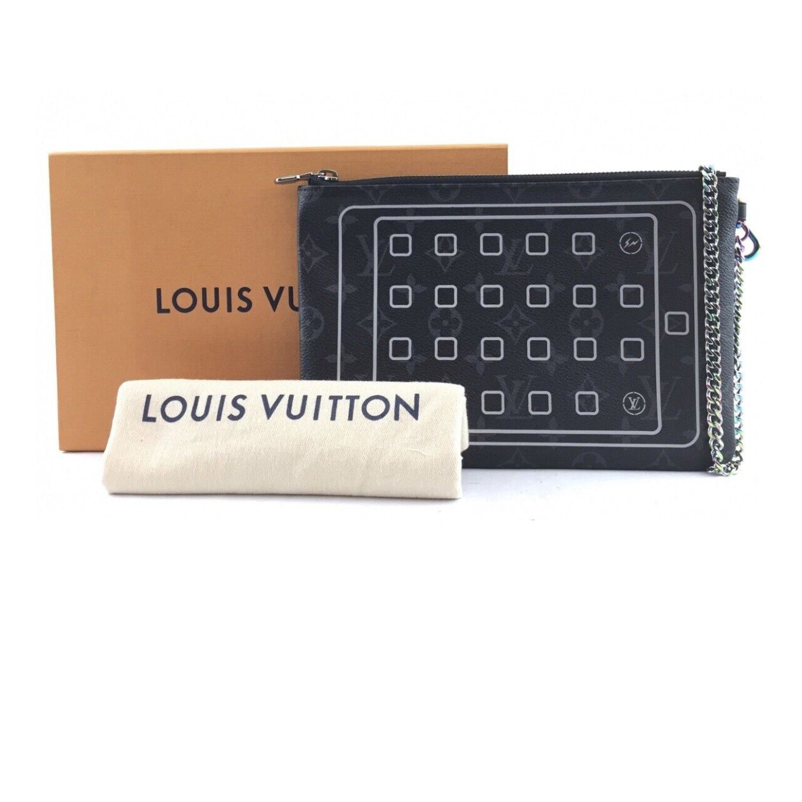 Louis Vuitton Louis Vuitton iPad Case Fragment Monogram Eclipse pouch Size ONE SIZE - 3 Thumbnail