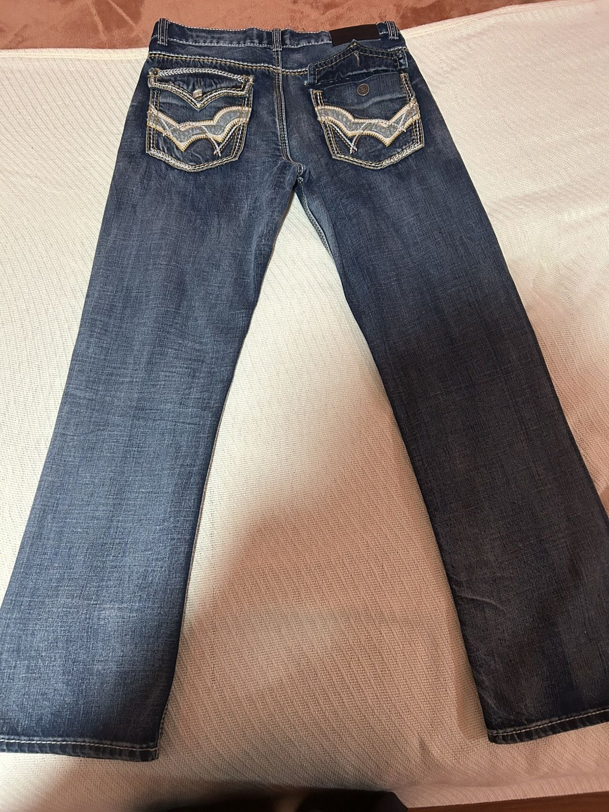 Vintage Denim Jeans y2k Size US 33 - 2 Thumbnail