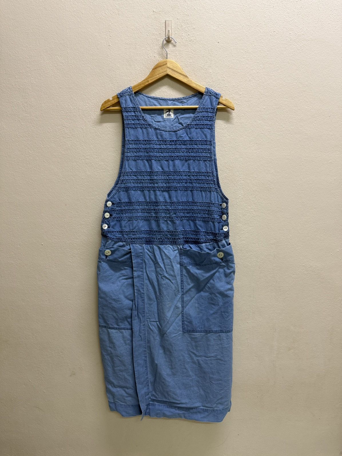 Hai Sporting Gear Issey miyake Hai Sporting Gear Denim Sleeveless Long Dress Size S / US 4 / IT 40 - 18 Thumbnail