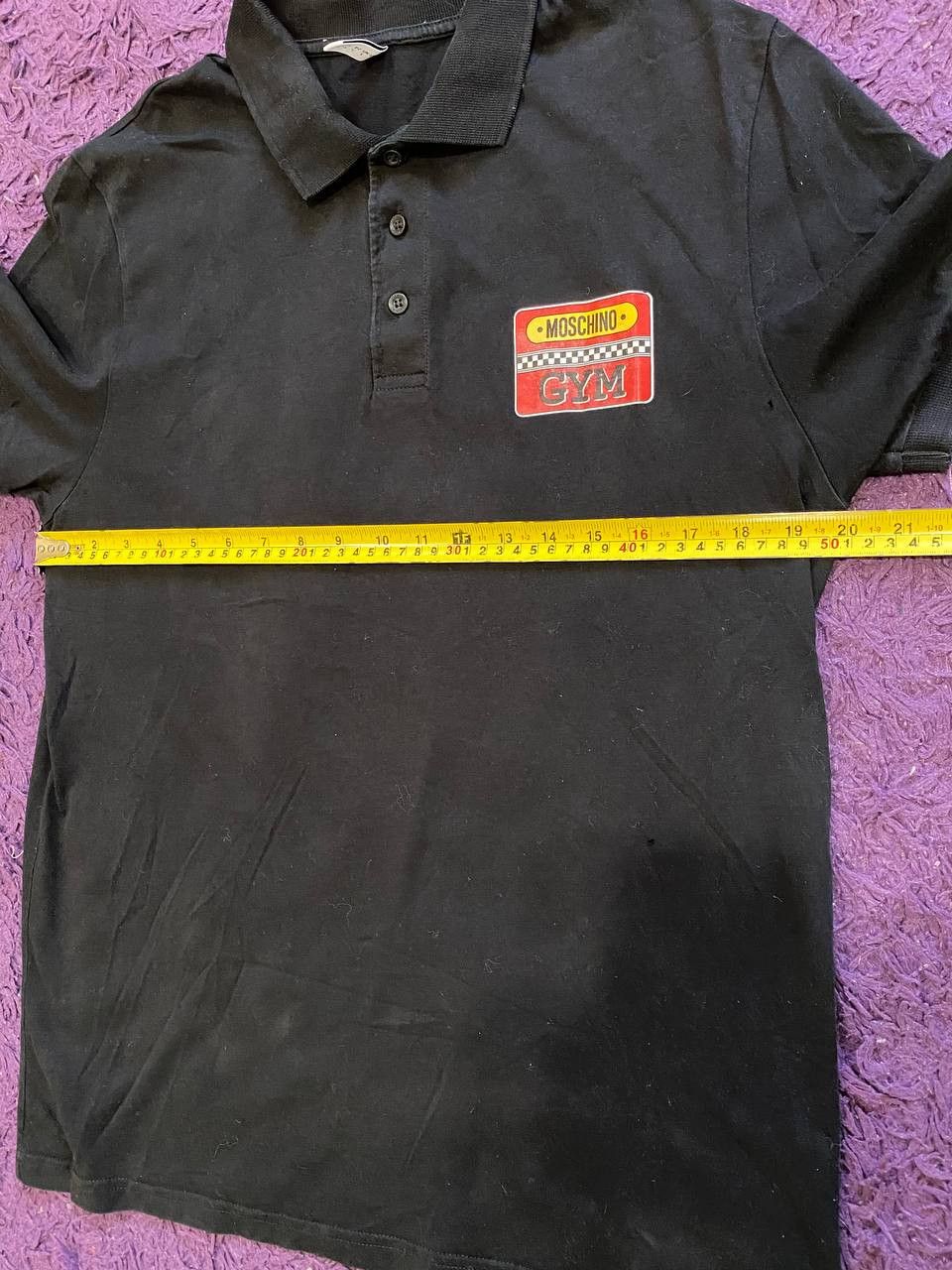Moschino Moschino luxury streetwear polo tee LOGO GYM Size US M / EU 48-50 / 2 - 11 Thumbnail
