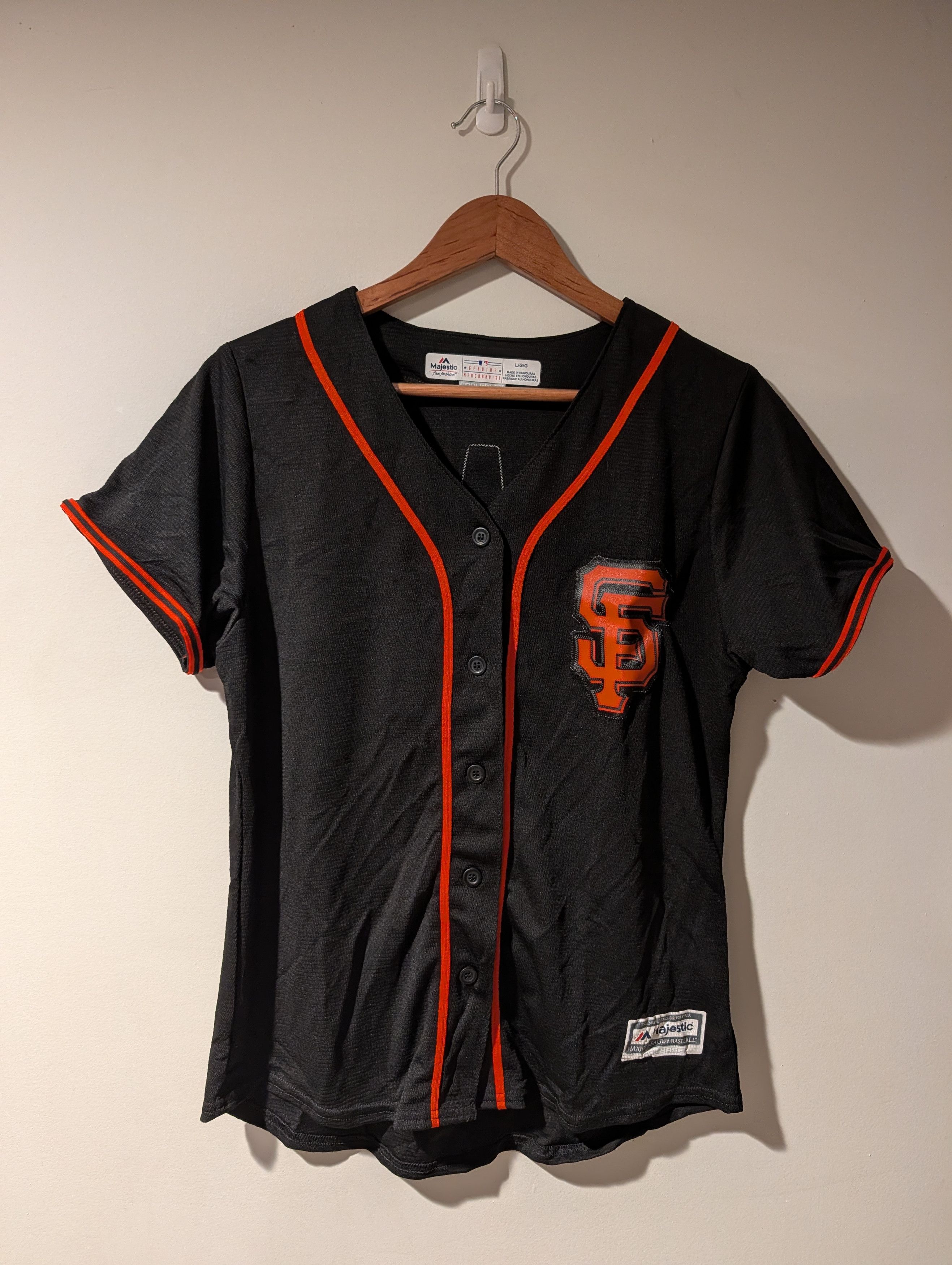 Majestic San Francisco Giants Madison Bumgarner Majestic Jersey Women Size L / US 10 / IT 46 - 5 Thumbnail
