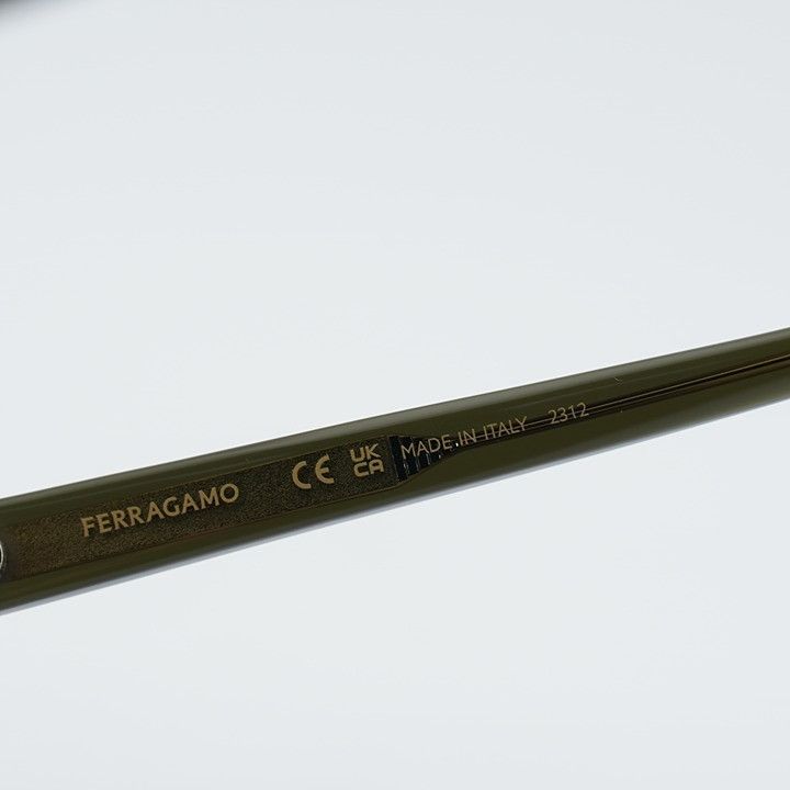 Salvatore Ferragamo Salvatore Ferragamo SF2993 320 Unisex Eyeglasses Khaki 53mm Size ONE SIZE - 4 Thumbnail