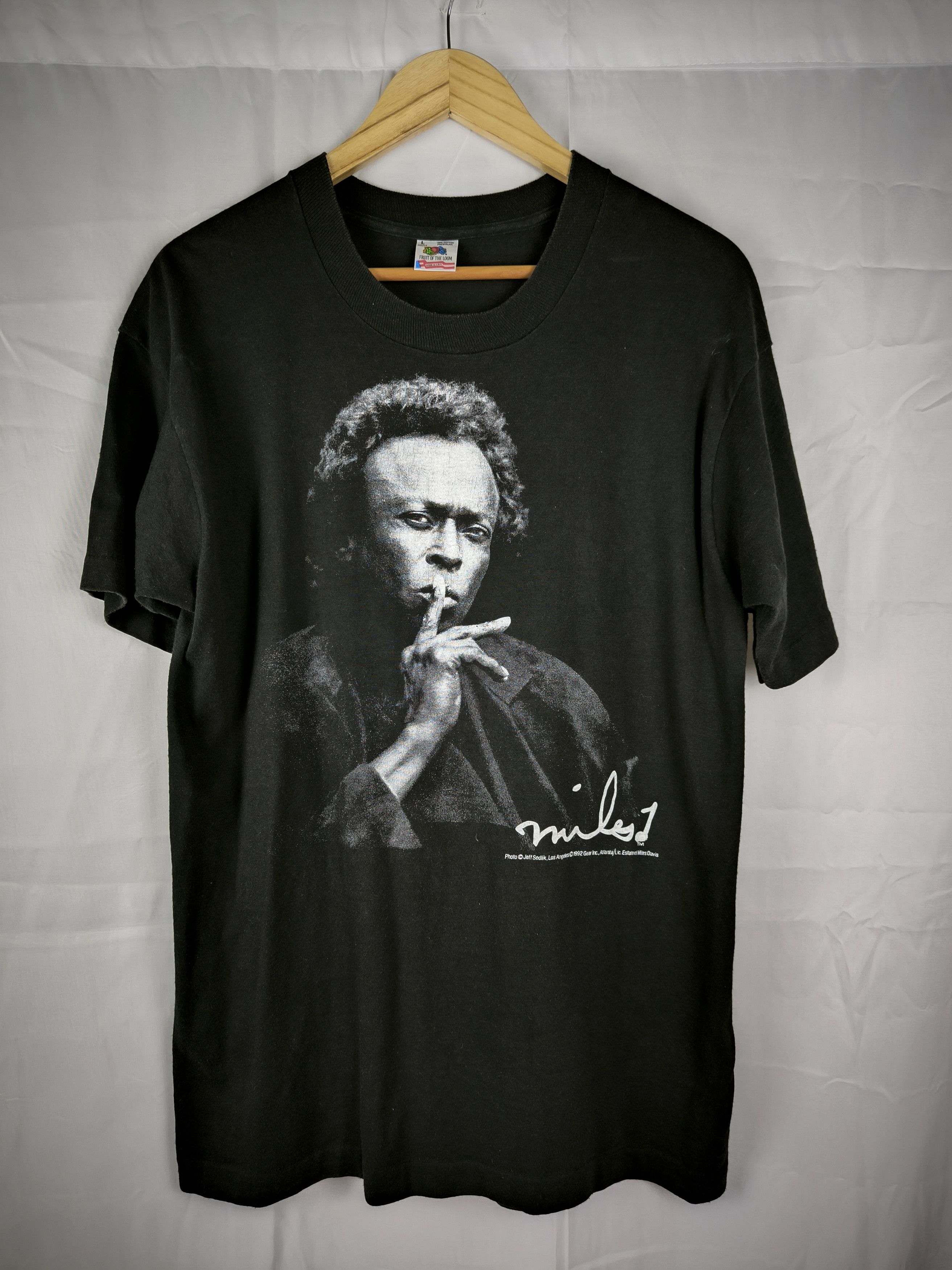 Band Tees 90s Miles Davis Jazz Size US L / EU 52-54 / 3 - 15 Thumbnail