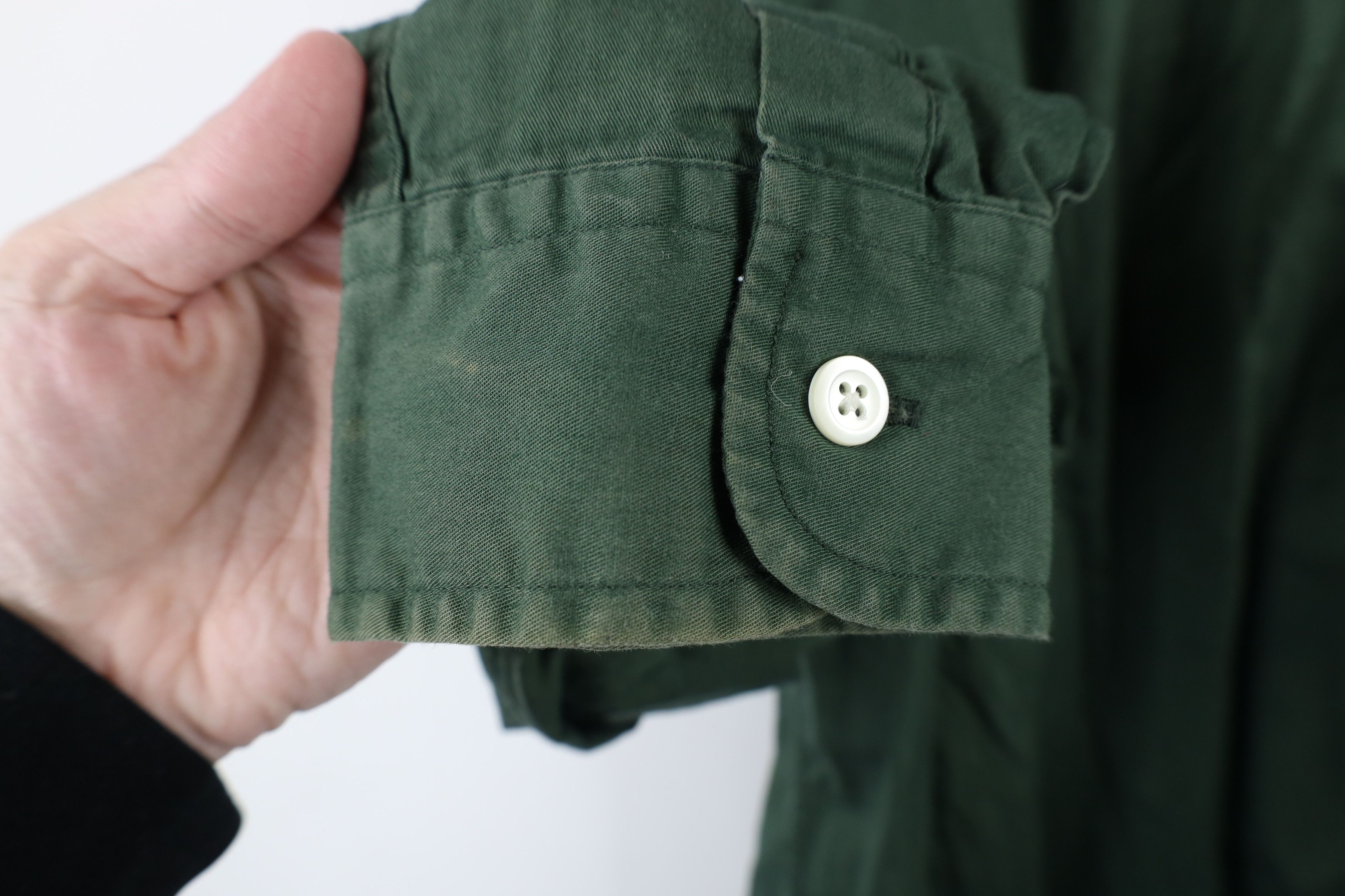 Nautica × Vintage Vintage 90s Nautica Button Down Shirt Green Cotton USA Size US M / EU 48-50 / 2 - 7 Thumbnail