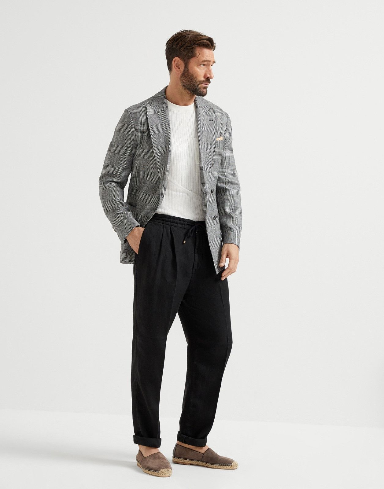 Brunello Cucinelli o1la1rc1a0326 Dyed Pants in Black Size US 36 / EU 52 - 2 Thumbnail