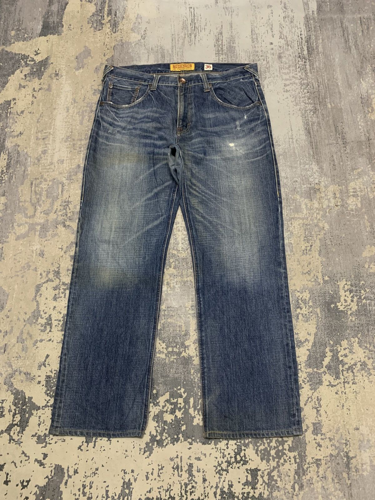 Japanese Brand Baggy rush hour mudwash japanese jeans big size Size US 38 / EU 54 - 1 Thumbnail