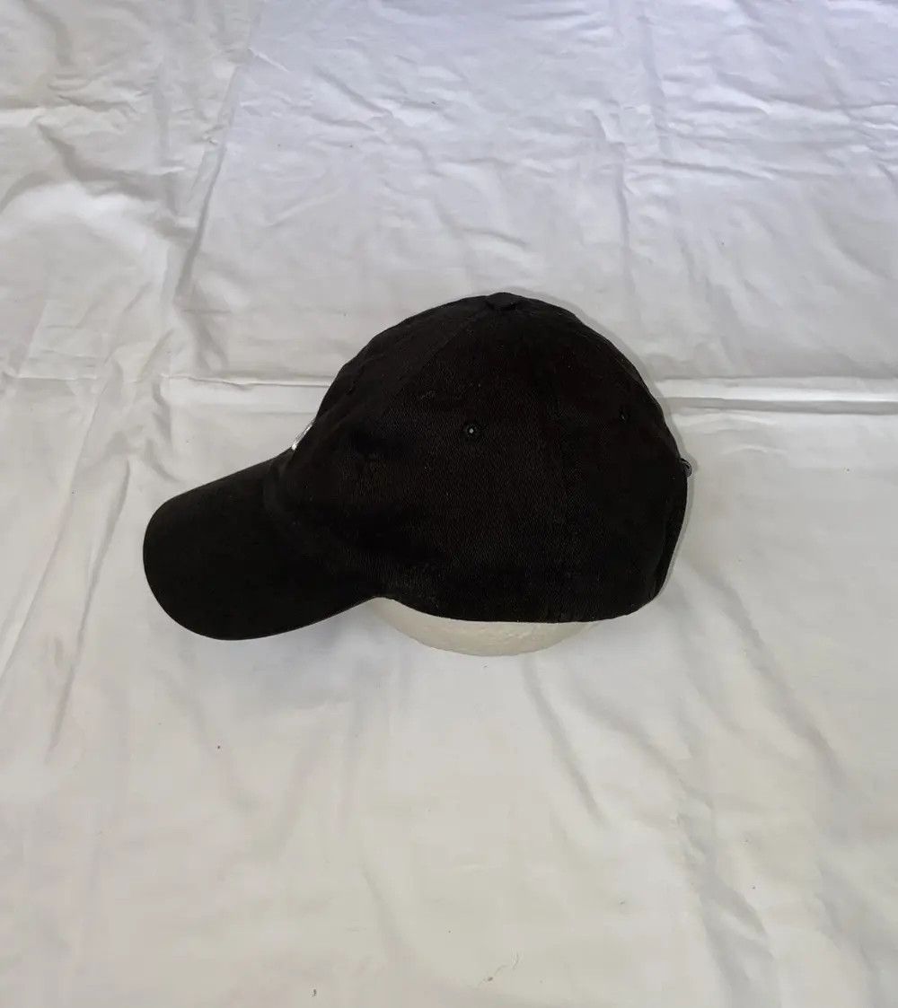 Nike VINTAGE BLACK Y2K NIKE BASEBALL CAP HAT CENTRE LOGO DRILL Size ONE SIZE - 4 Thumbnail