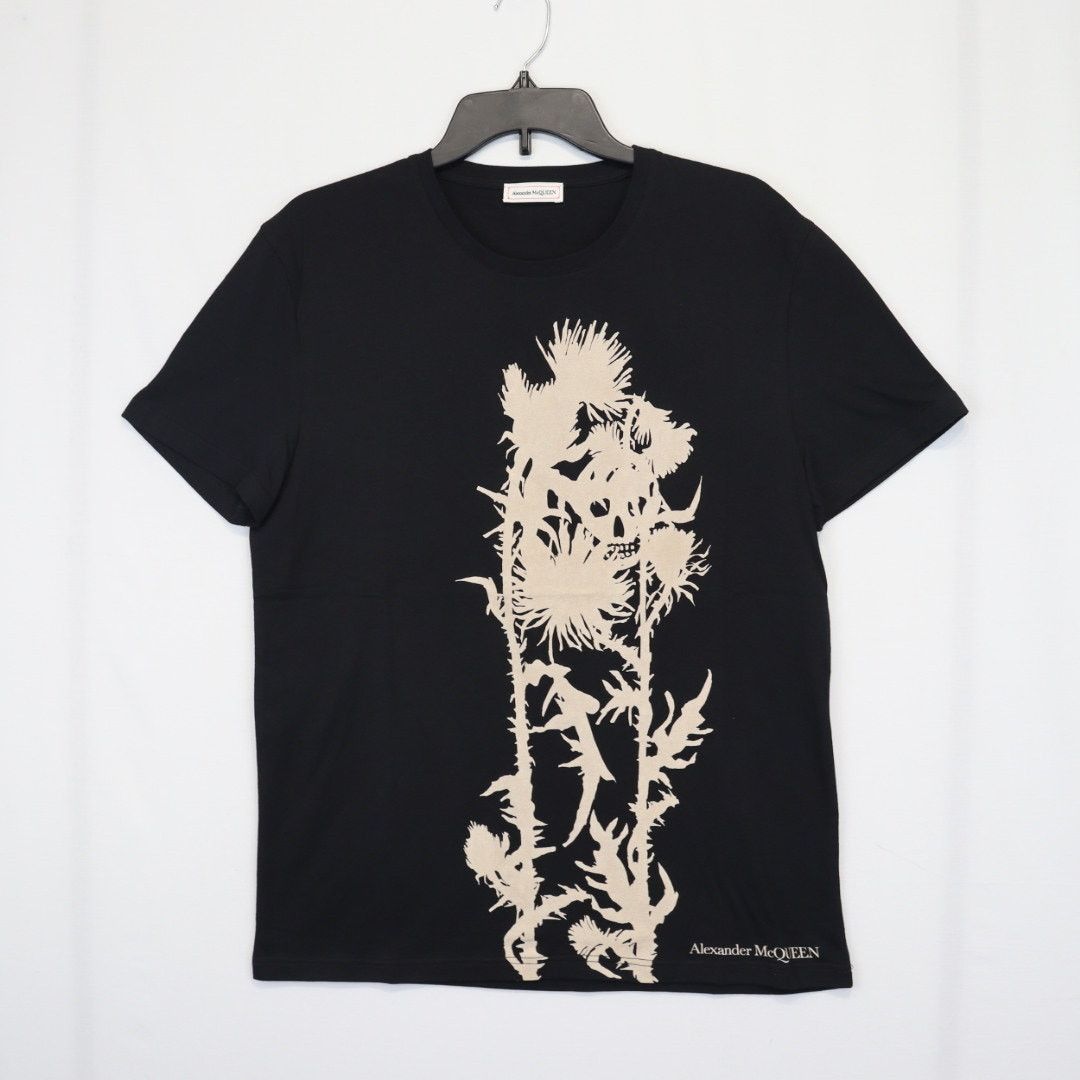 Alexander McQueen o1rshd1 ***Defective / T-shirt in Black Size US S / EU 44-46 / 1 - 1 Thumbnail