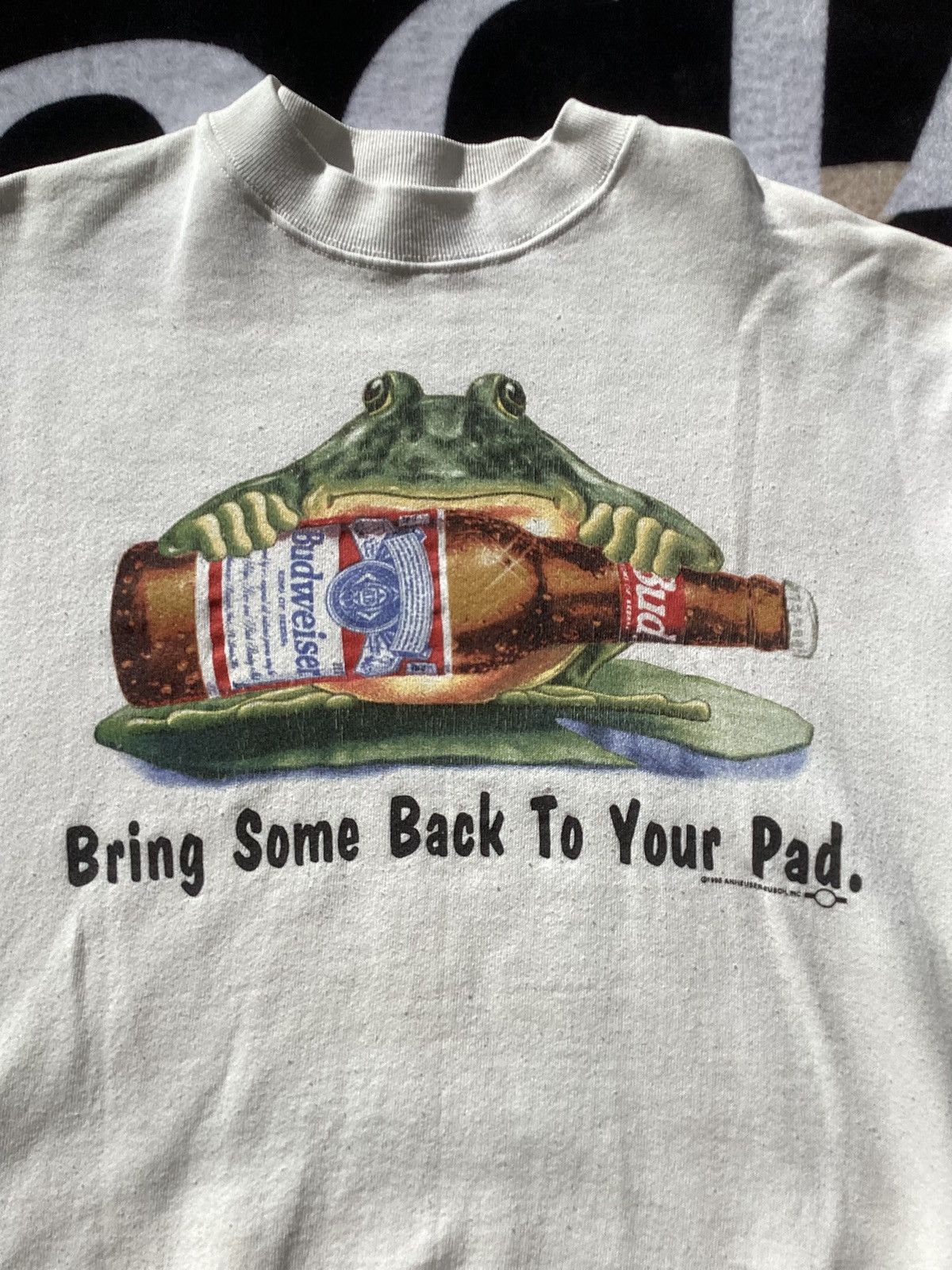 Budweiser Vtg 1995 Budweiser bring some back to your pad sweatshirt Size US M / EU 48-50 / 2 - 2 Thumbnail
