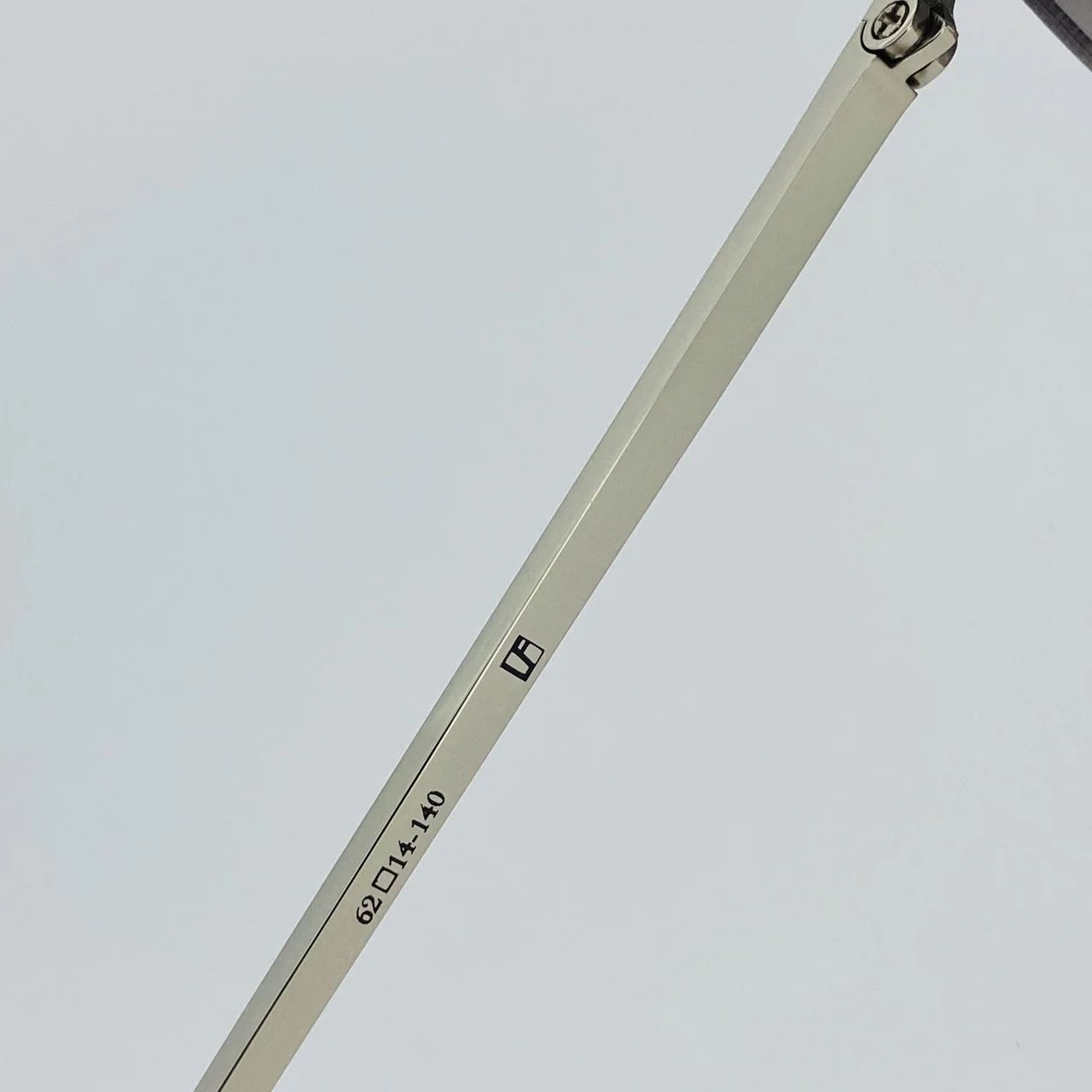 Ann Demeulemeester Ann Demeulemeester Sunglasses White Gold and Gray Size ONE SIZE - 3 Thumbnail