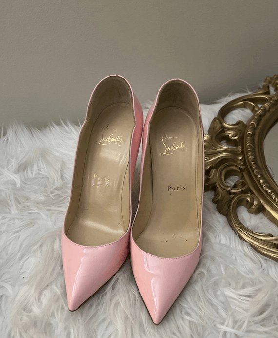 Christian Louboutin Hot Chick 100mm pump pink patent leather 36.5 Size US 6.5 / IT 36.5 - 5 Thumbnail