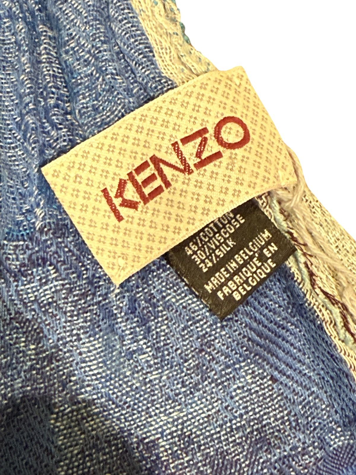 Kenzo Wrinkled woven scarf Size ONE SIZE - 3 Thumbnail