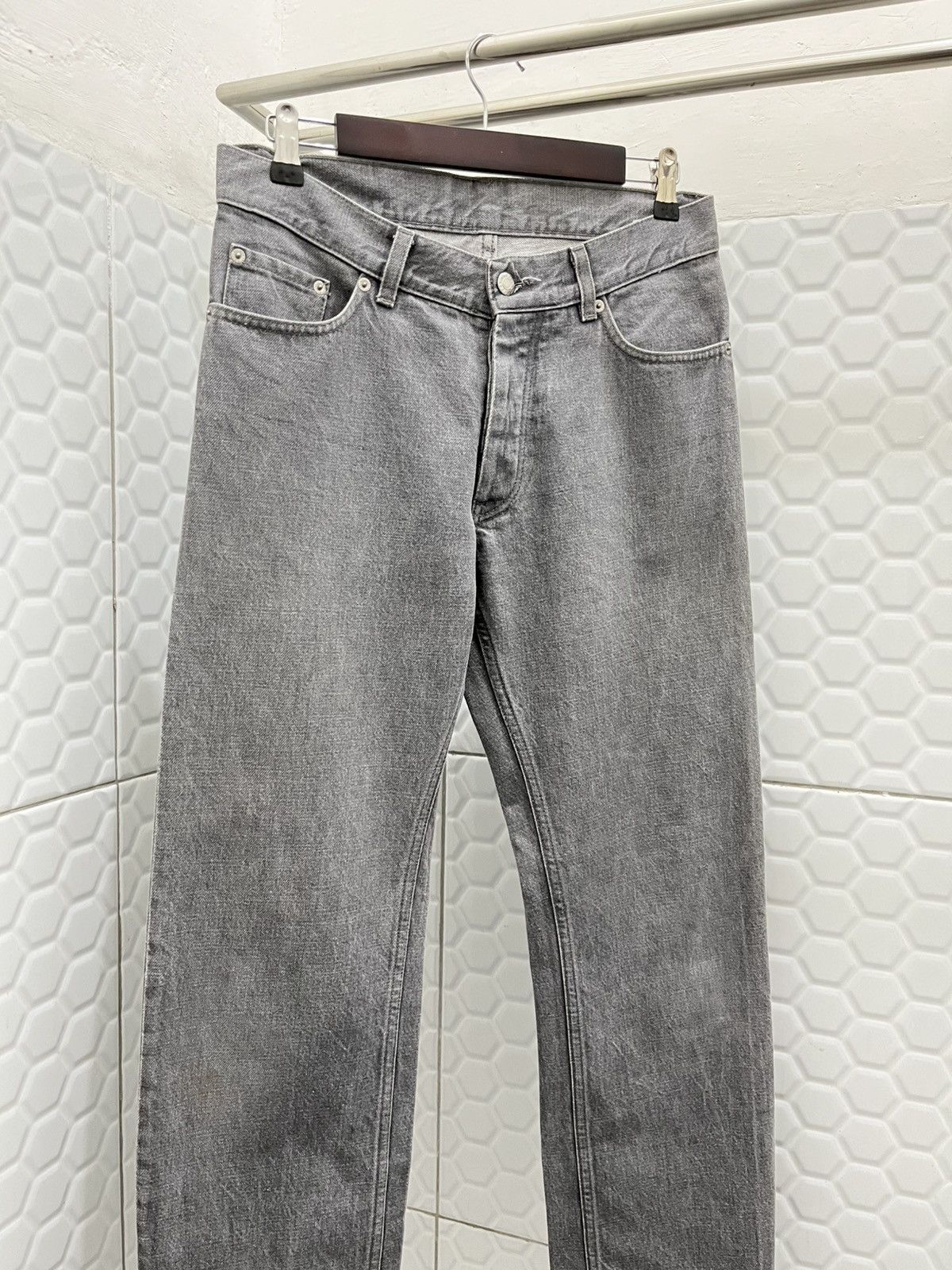 Helmut Lang Archive Helmut Lang Grey Denim Size US 31 - 4 Thumbnail
