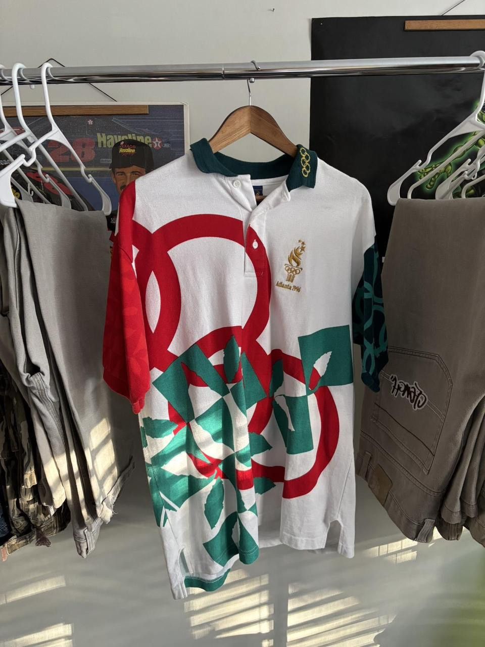 Hanes × Vintage 1996 Olympics Polo. Size US L / EU 52-54 / 3 - 1 Thumbnail