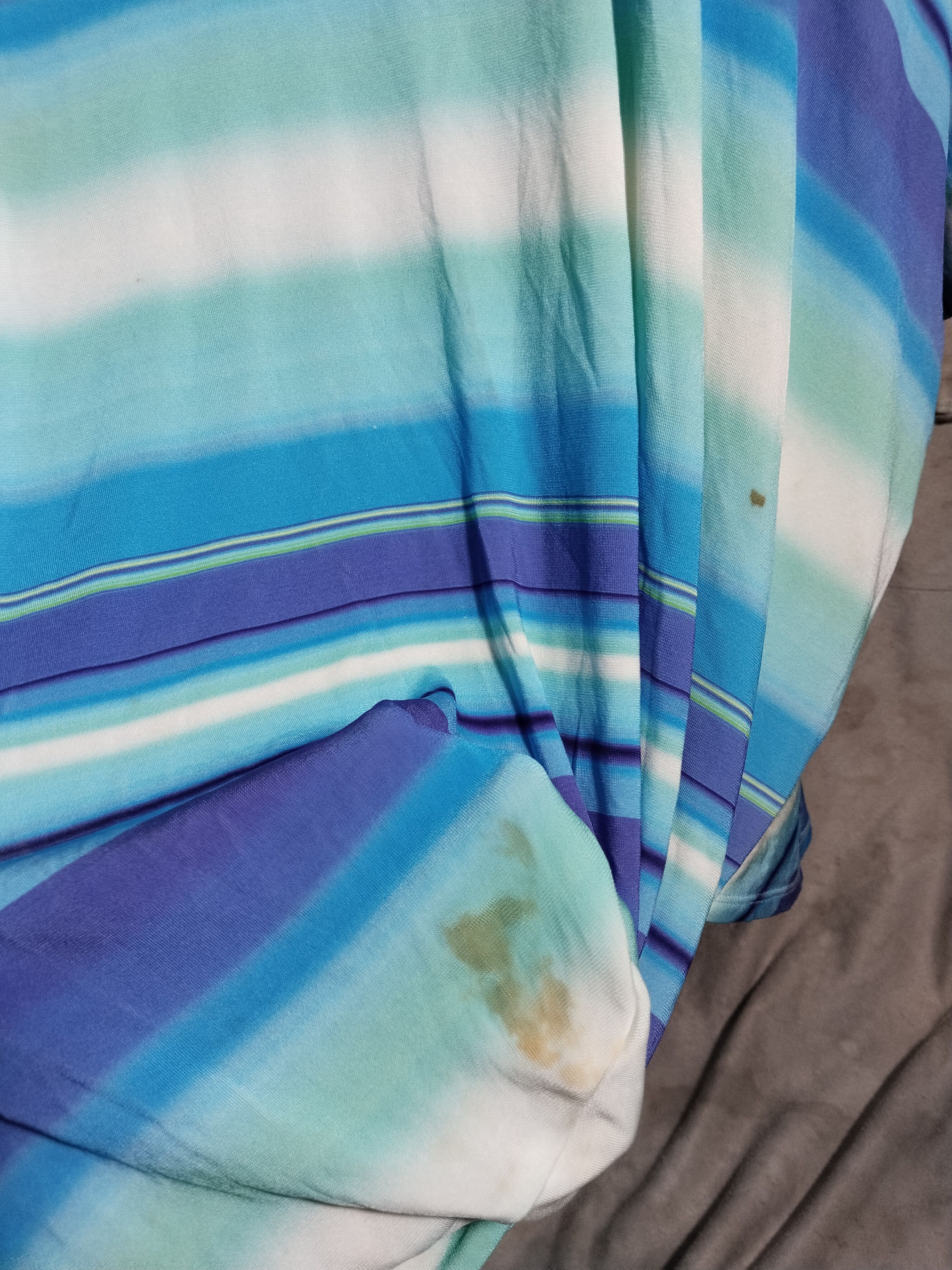 Issey Miyake × Japanese Brand × Pleats Please Issey Miyake ISSEY MIYAKE rainbow poncho shirt Size XS / US 0-2 / IT 36-38 - 6 Thumbnail