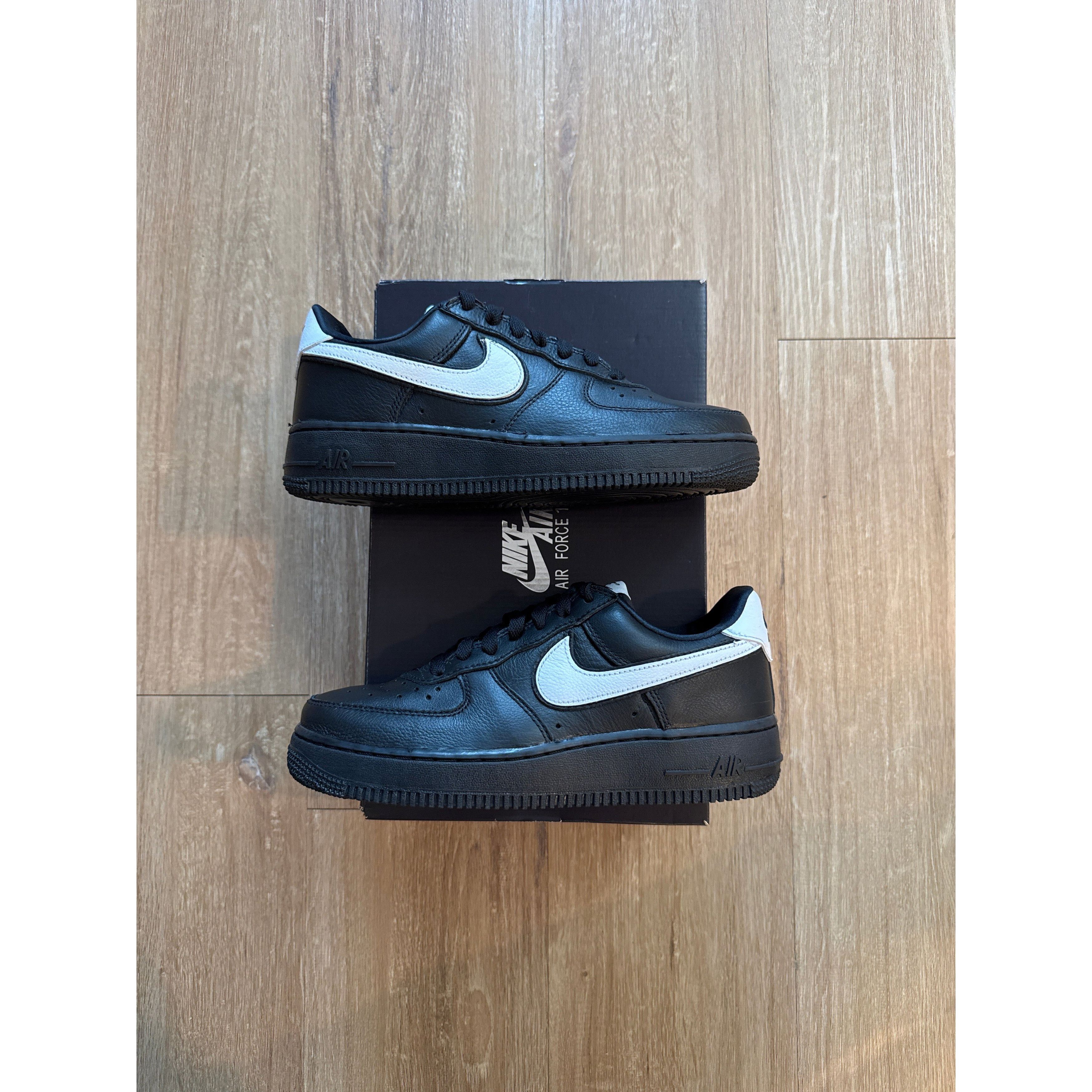 Nike Nike Air Force 1 Low QS Black White Size US 6 / EU 39 - 2 Thumbnail