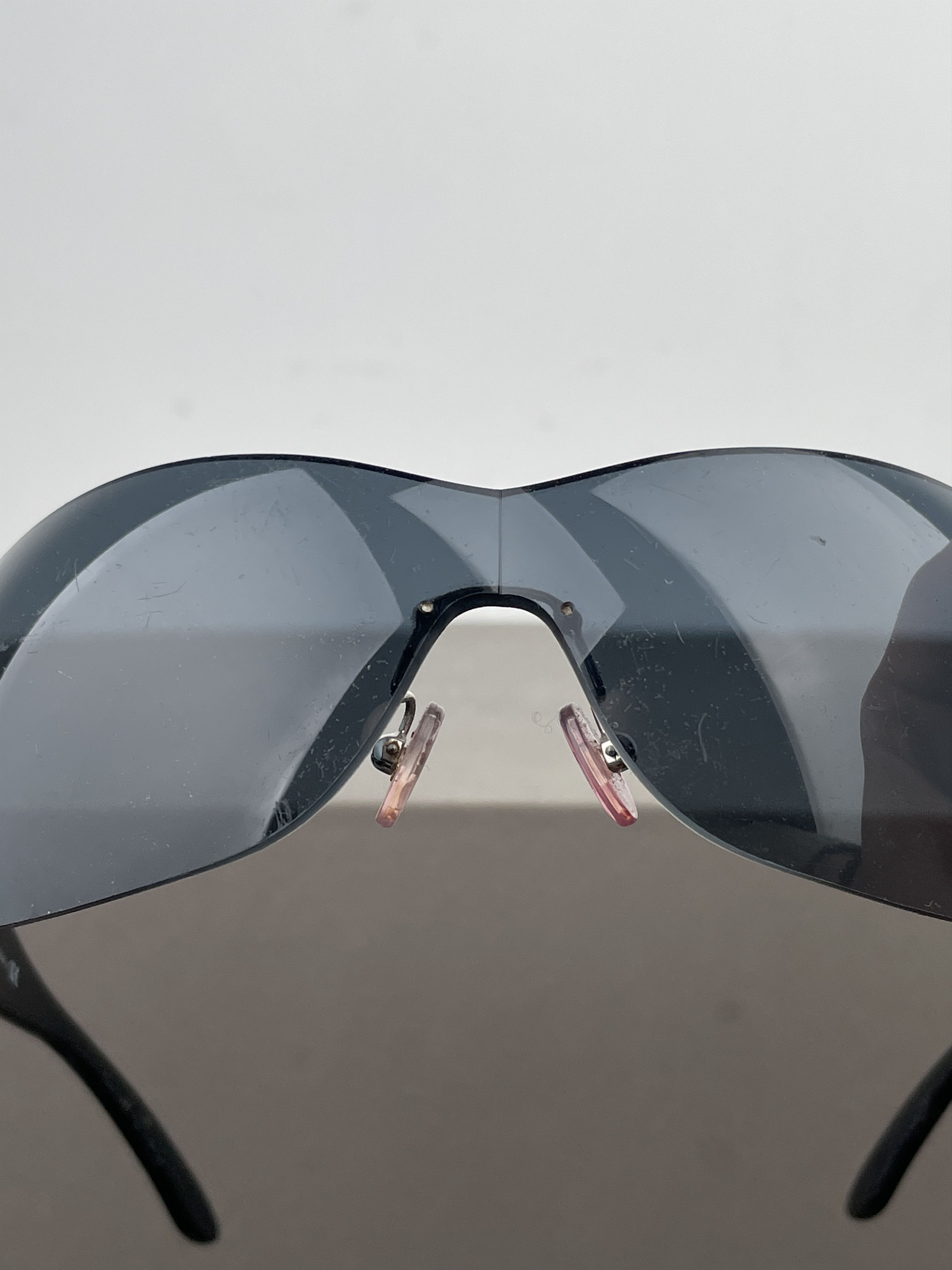 Prada Prada SS04 ‘SPR72G’ Star Wrap Mask Shield Sunglasses Size ONE SIZE - 14 Thumbnail