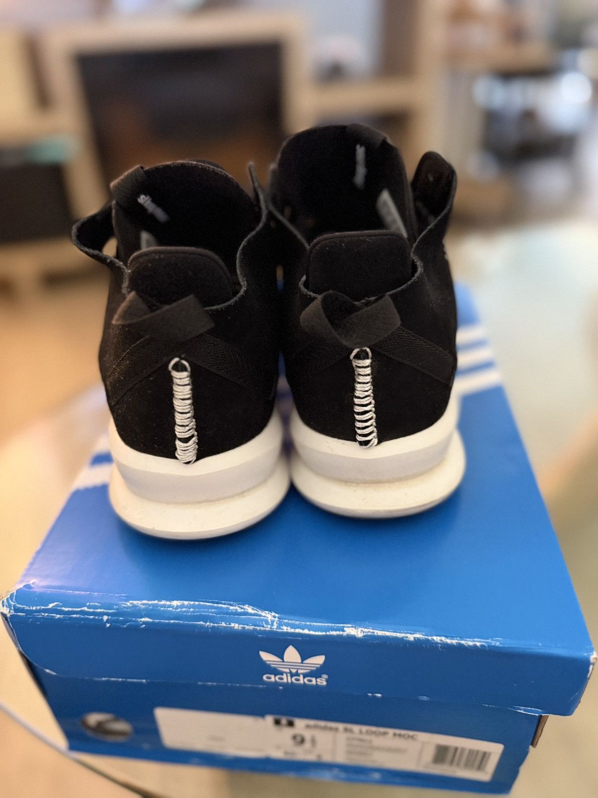 Adidas Adidas Sl Loop Moc black white size 9.5 Size US 9.5 / EU 42-43 - 3 Thumbnail