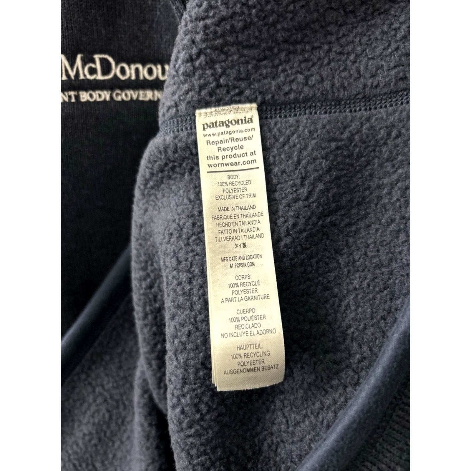 Patagonia Patagonia Better Sweater Pullover L 1/4 Zip Fleece Blue Mens Medium Regular Size M Long Sleeve Zip Mock Neck YKK 25523 Size US M / EU 48-50 / 2 - 7 Thumbnail
