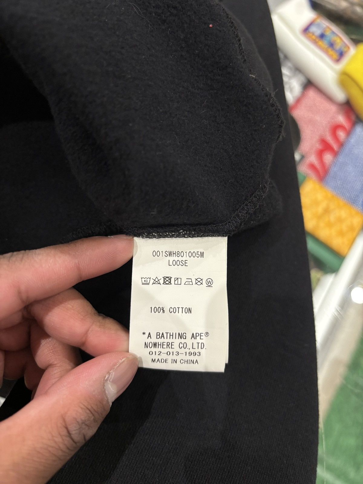 Bape Bape Space Camo Crewneck Black Size: S Size US S / EU 44-46 / 1 - 9 Thumbnail