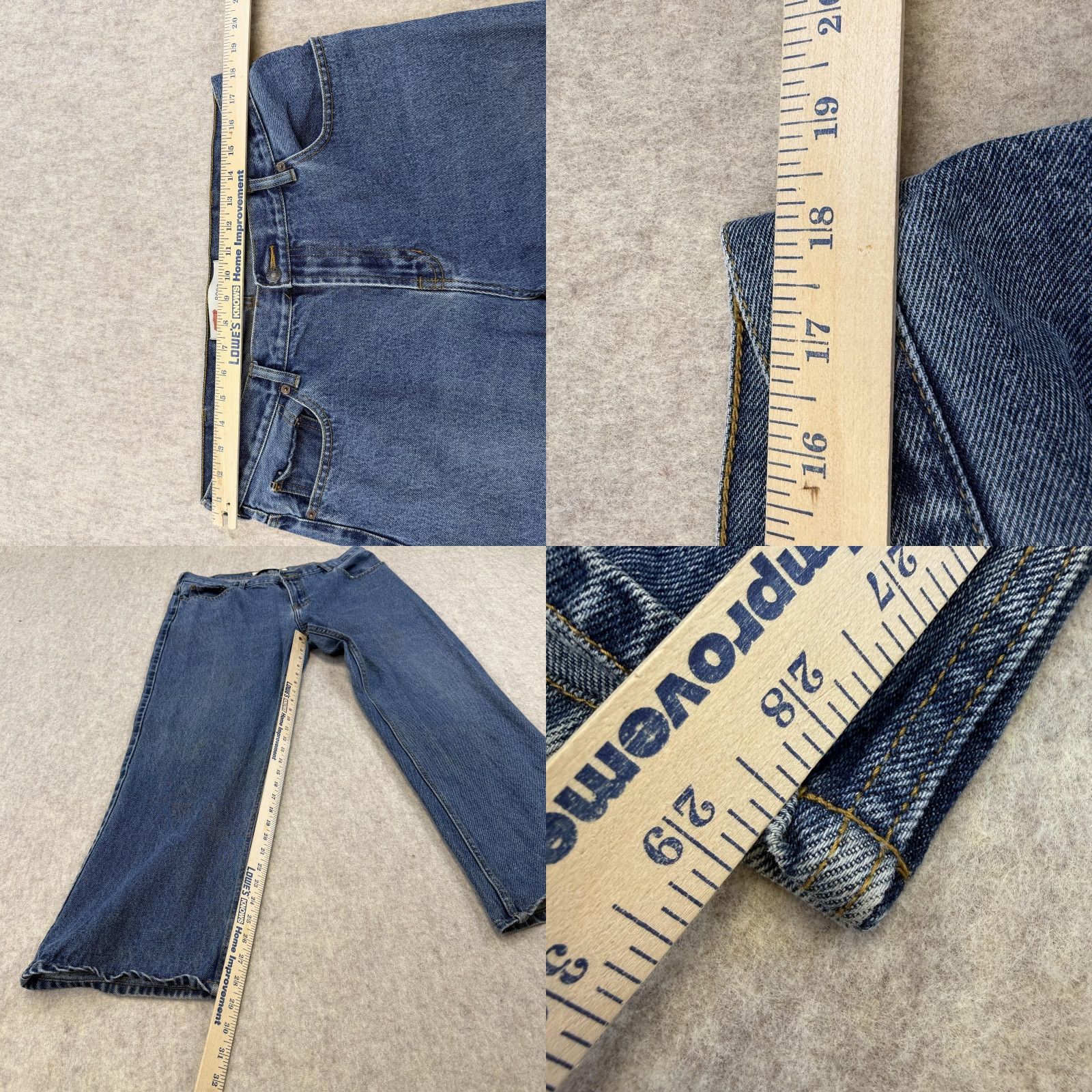 Route 66 Route 66 Jeans Mens 36x30 Blue Boot Cut Denim Medium Wash Classic 5 Pocket Size US 36 / EU 52 - 8 Thumbnail