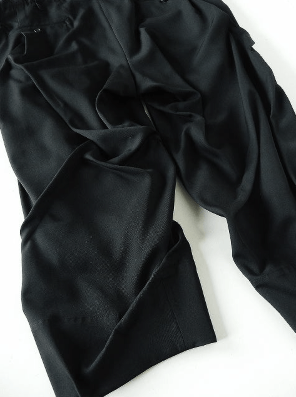 Yohji Yamamoto Yohji Yamamoto Pour Homme - Ta/TUXEDO RANDOM TUCK PANTS Size US 28 / EU 44 - 15 Thumbnail