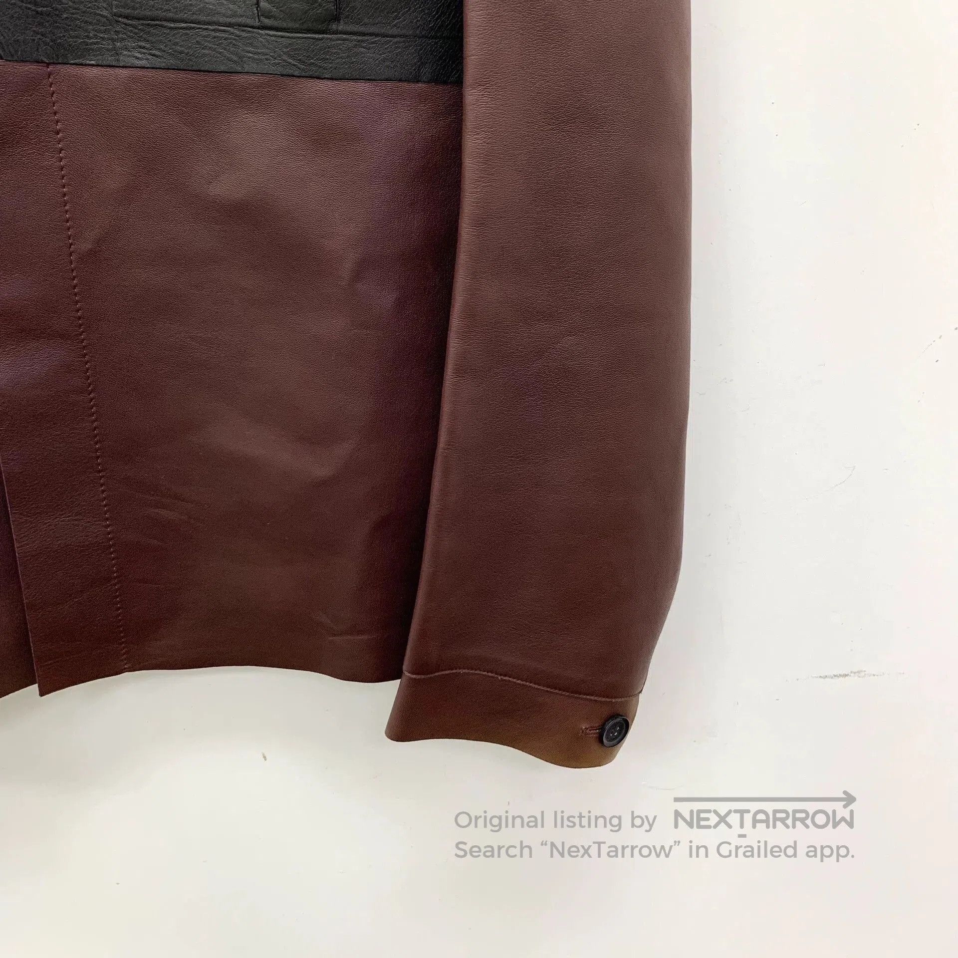 Valentino Valentino Brown Leather Collared Jacket. Size US M / EU 48-50 / 2 - 4 Thumbnail