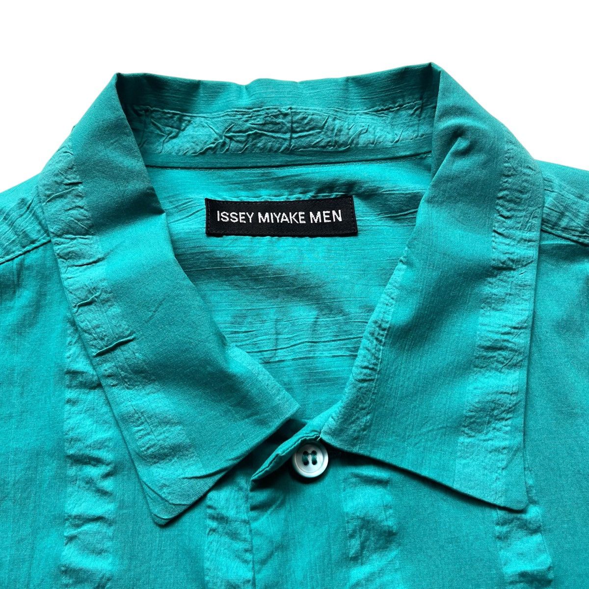 Issey Miyake × Japanese Brand Vintage Issey Miyake Button Up Shirt Long Sleeve Size US L / EU 52-54 / 3 - 5 Thumbnail