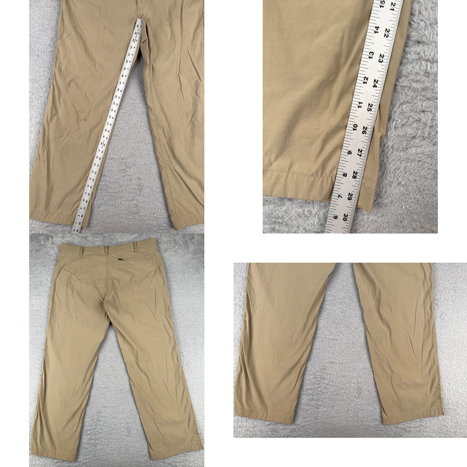 Eddie Bauer Eddie Bauer Travex Pants Mens 38 Beige Straight Leg Nylon Blend Cargo Pockets Regular 30in Fall Spring Summer Winter Travel Workwear Size US 38 / EU 54 - 8 Thumbnail