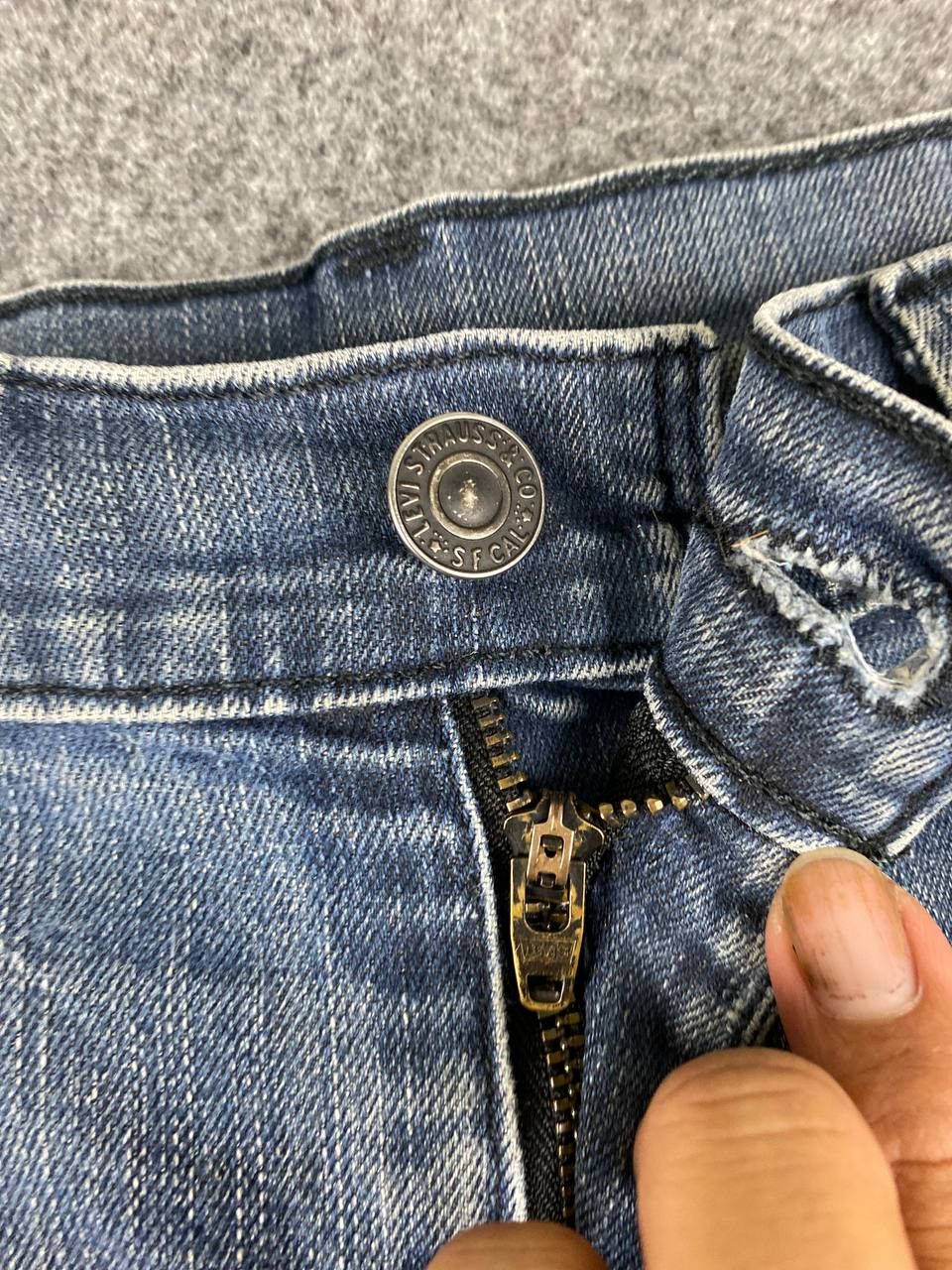 Levi's levis 511 slim distressed denim nice design Size US 36 / EU 52 - 13 Thumbnail