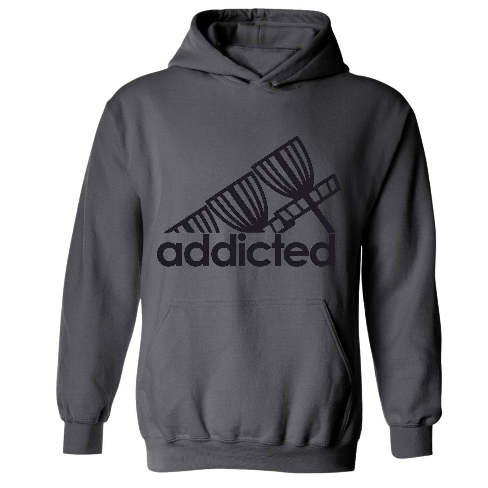 Gildan Disc Golf Hoodie Addicted Discgolfer Athletic Sweatshirt Size US L / EU 52-54 / 3 - 10 Thumbnail