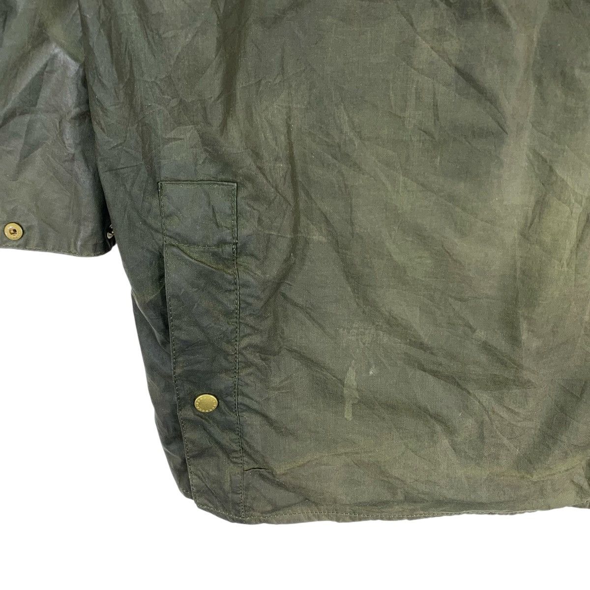Barbour Vintage Barbour Tartan Waxed Cotton Raincoat Size US S / EU 44-46 / 1 - 8 Thumbnail