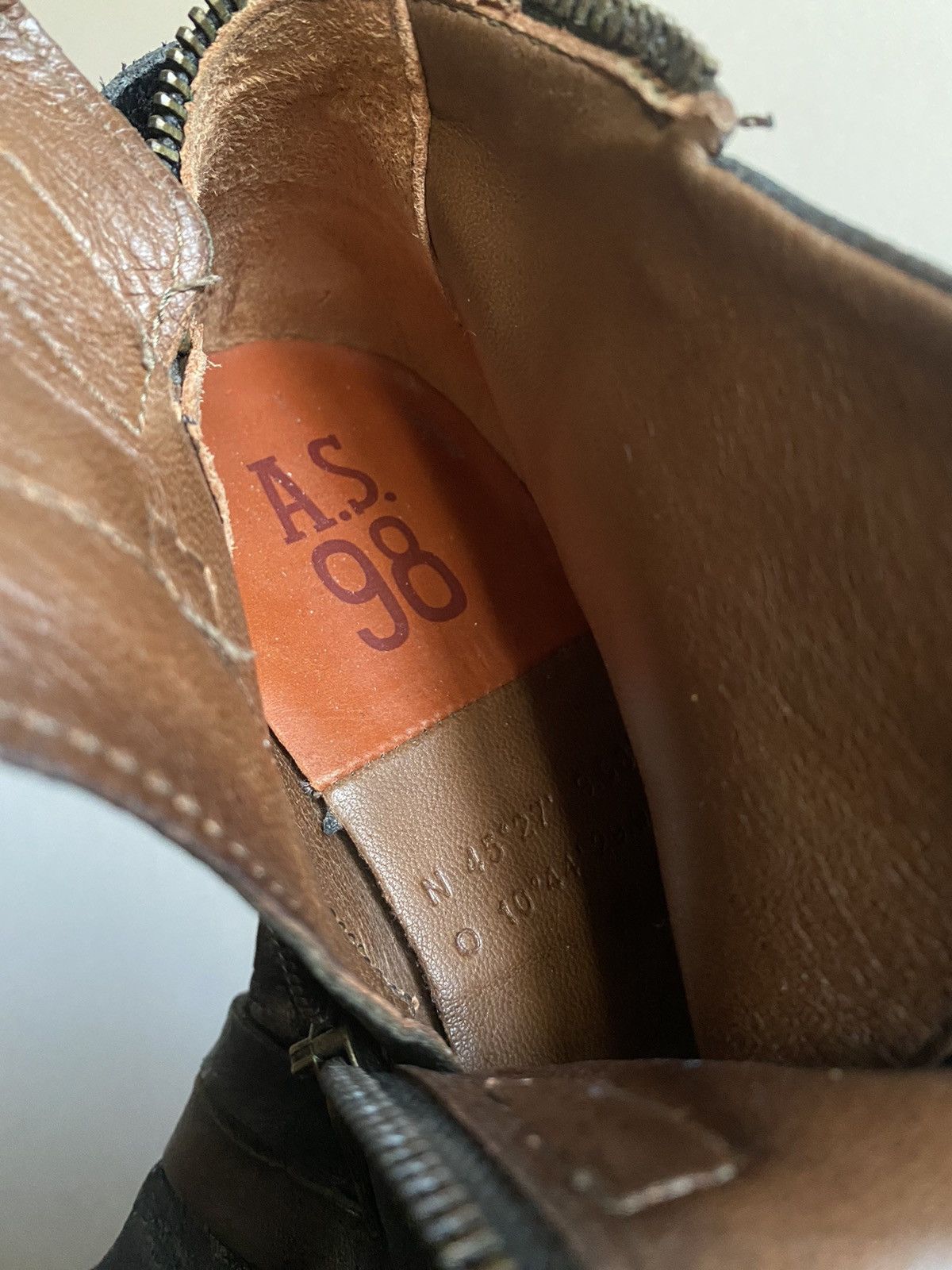 A.S.98 A.S.98 Tornado zip Avant Garde Cowboy Western western boots Size US 8 / IT 38 - 9 Thumbnail