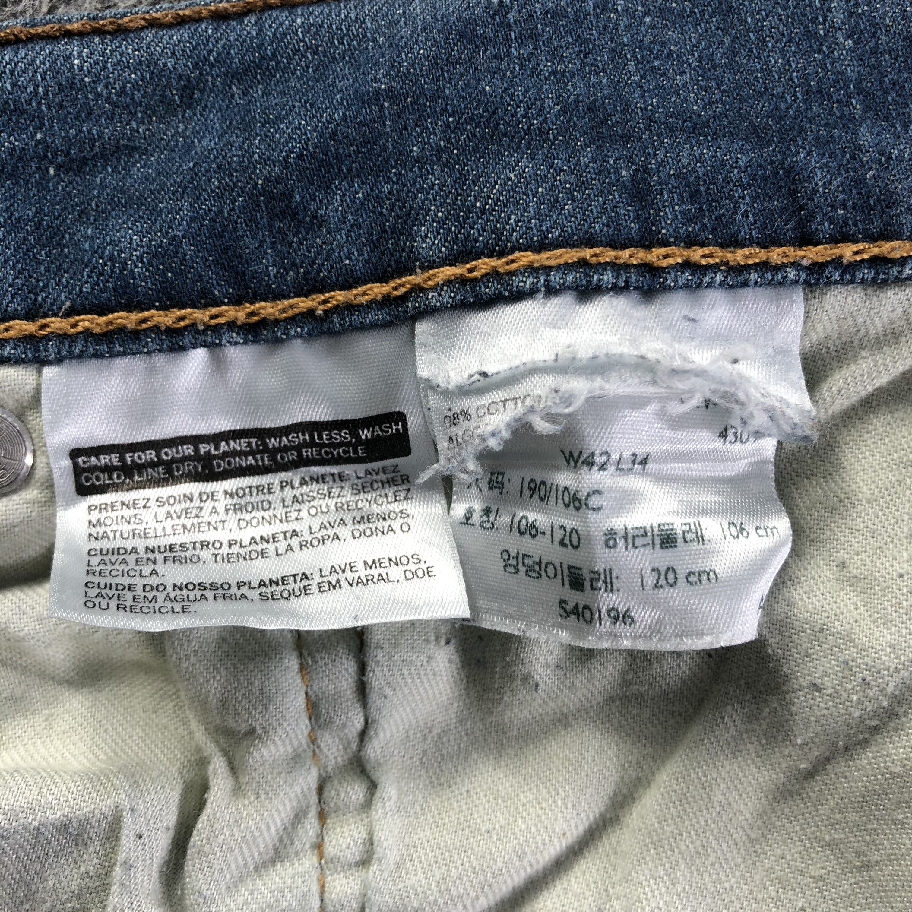 Levi's Vintage Blue Wash Levis 541 Jeans-J4087 Size US 43 - 9 Thumbnail