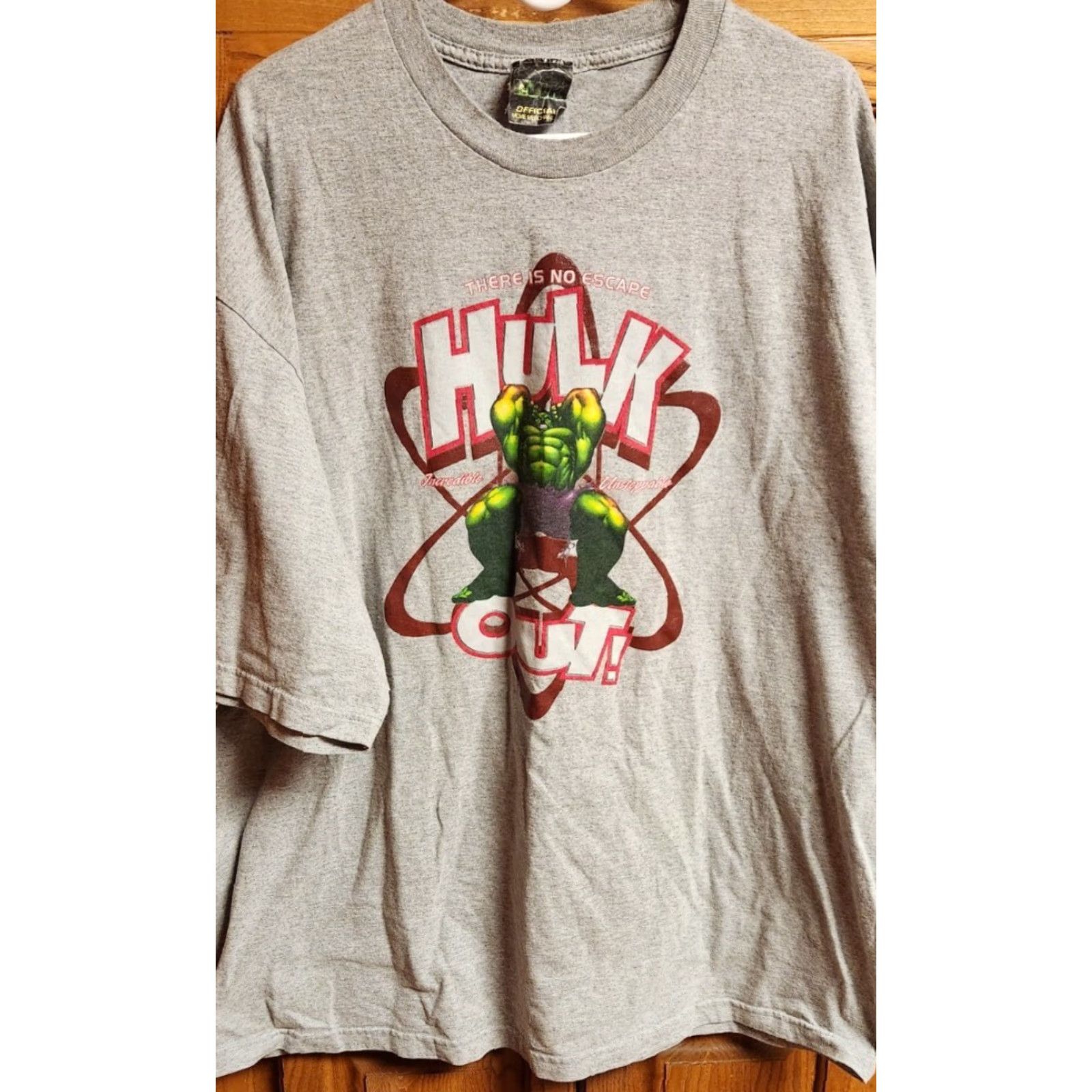 Vintage VINTAGE Marvel Hulk Movie Promo T Shirt Men 3XL Gray Cotton Short Sleeve Crew Neck Official Merch Retro Mens XXL? Size US XXL / EU 58 / 5 - 5 Thumbnail