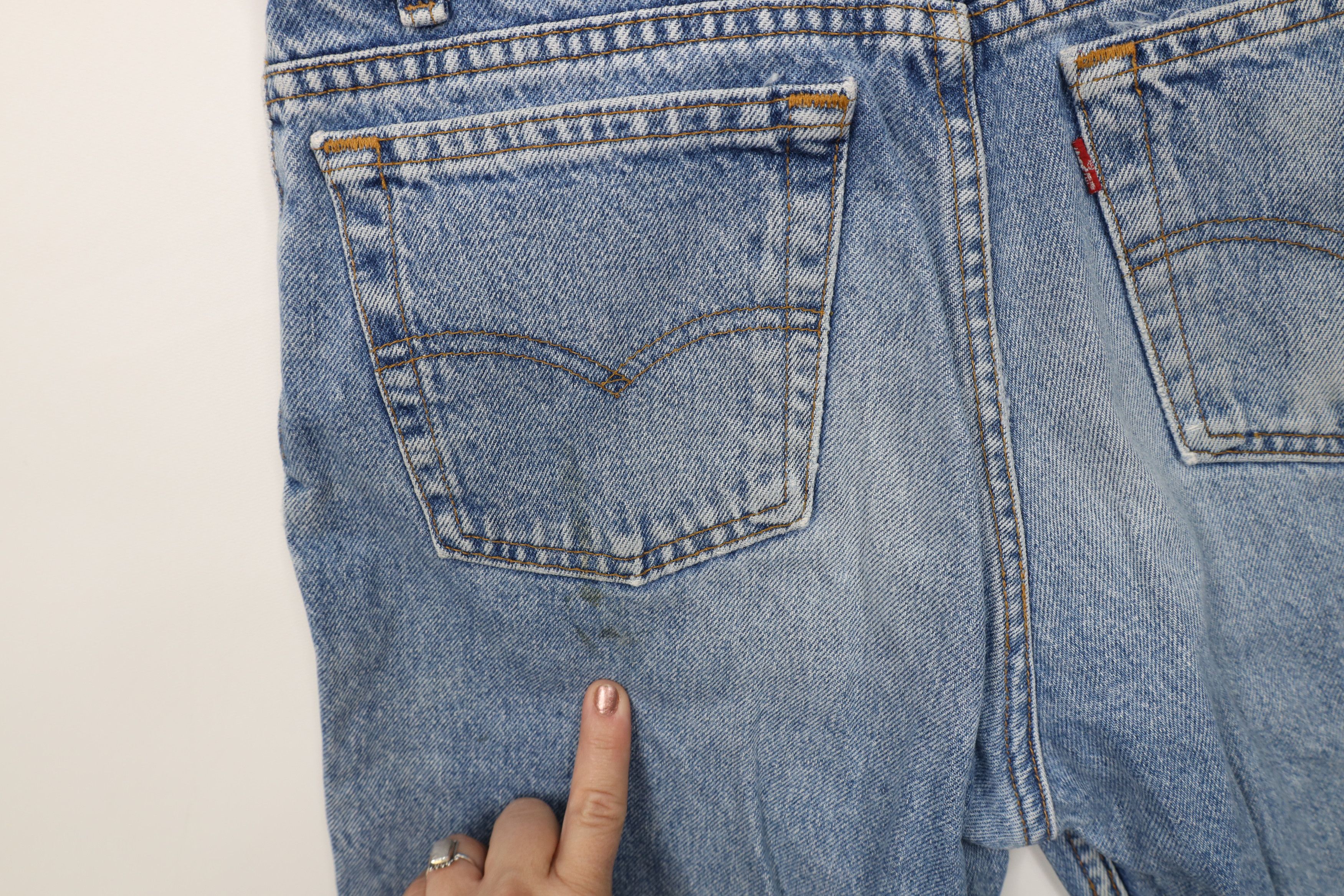 Levi's Vintage 80s Levis 550xx Relaxed Tapered Leg Jeans USA Size US 31 - 12 Thumbnail
