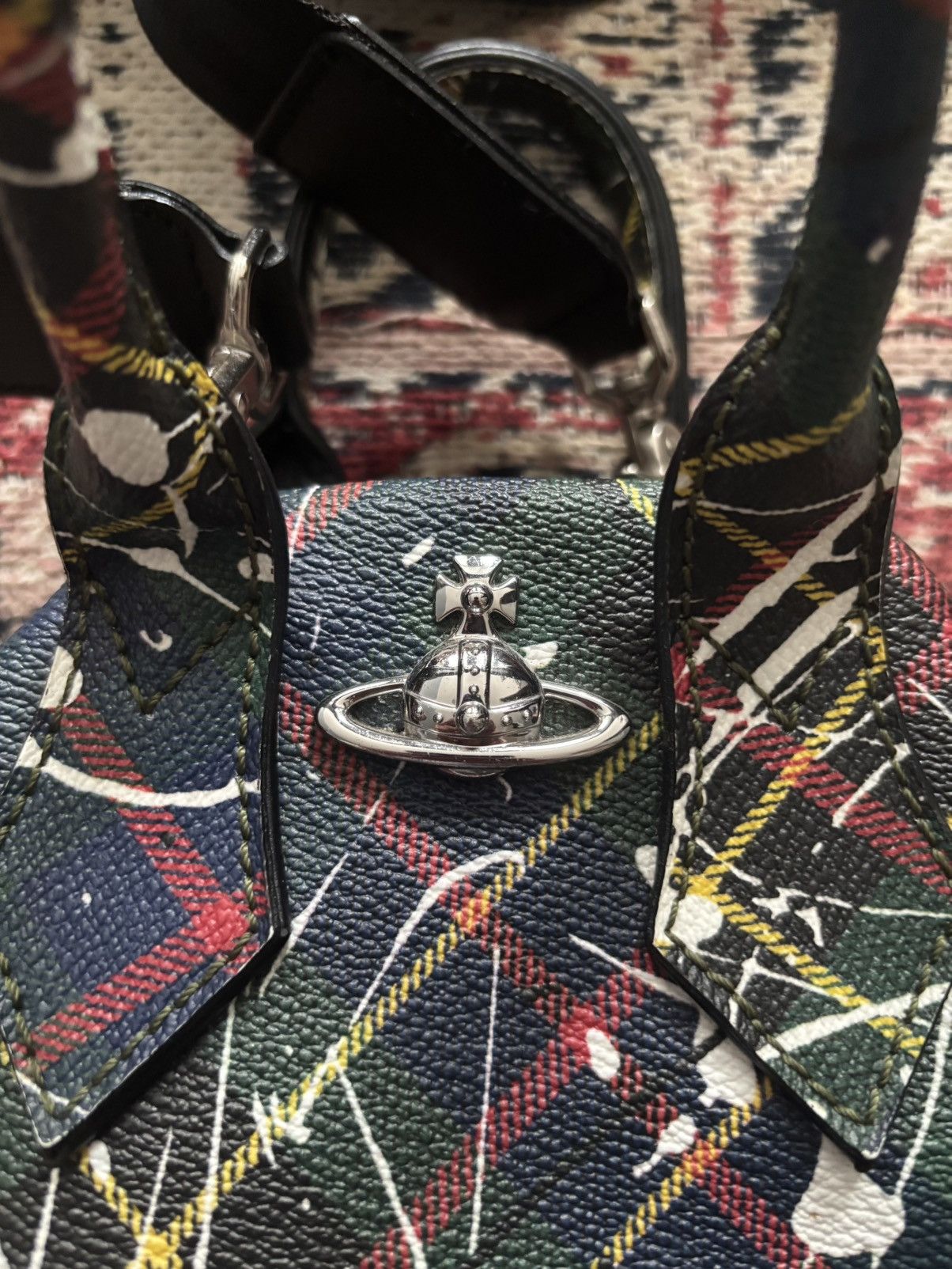 Vivienne Westwood Vivienne Westwood Yasmine paint splatter bag Size ONE SIZE - 3 Thumbnail