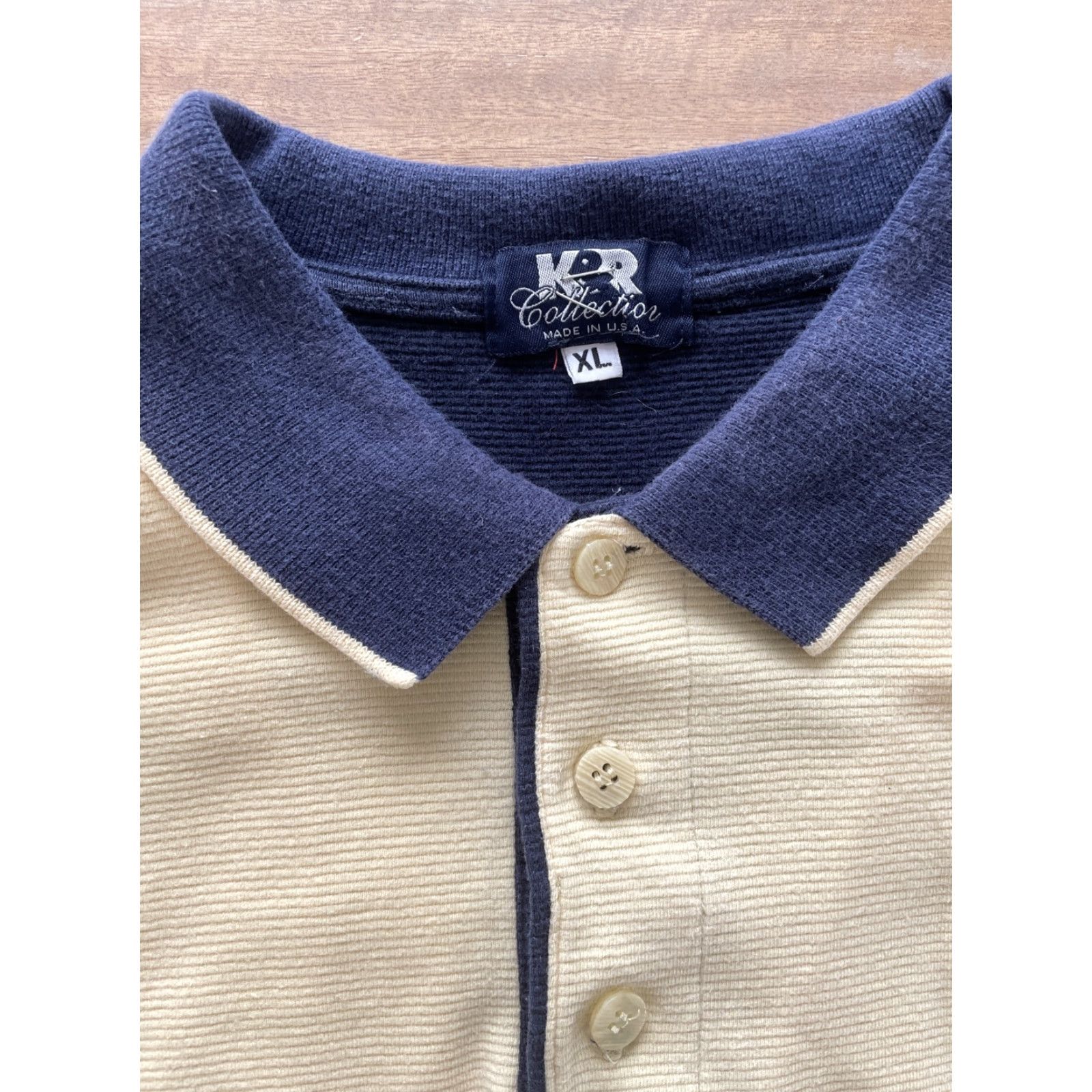 Vintage VINTAGE K & R Collections Union Polo Shirt XL Yellow USA Golf Men Regular Short Sleeve Collared Cotton/polyester United States Size US XL / EU 56 / 4 - 3 Thumbnail