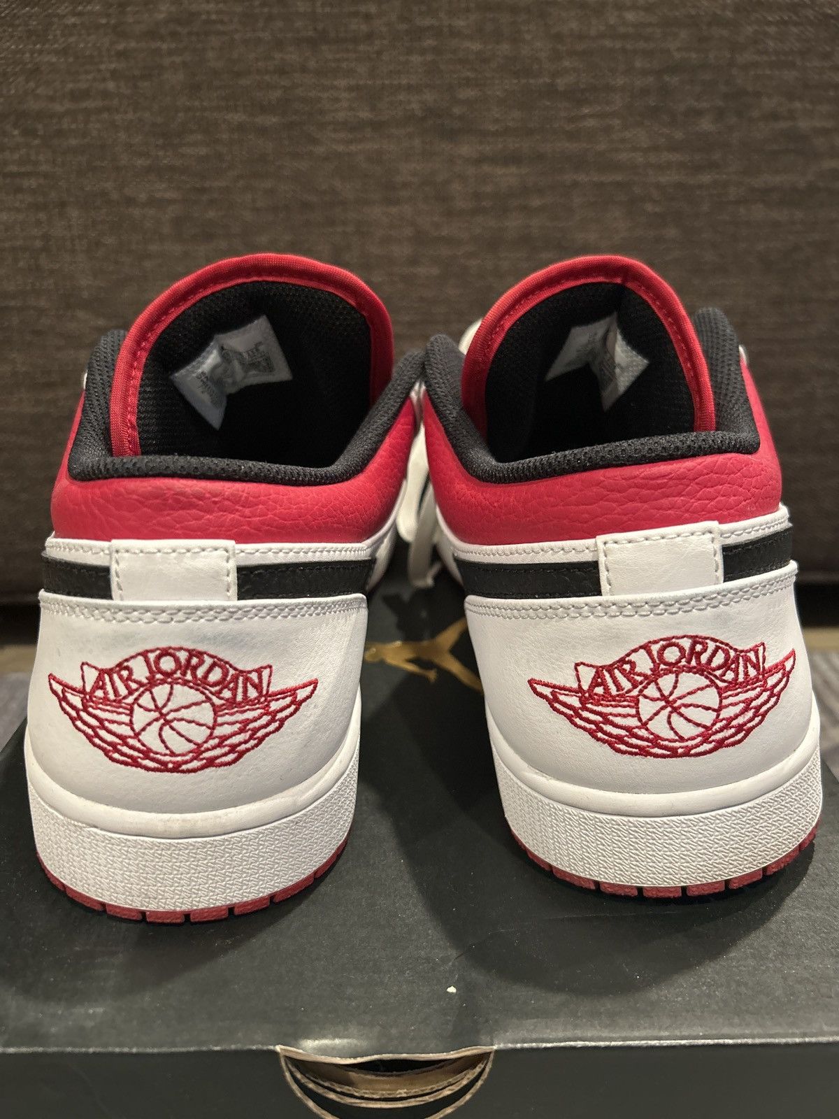 Jordan Brand Jordan 1 low “University Red” with box Size US 12 / EU 45 - 6 Thumbnail