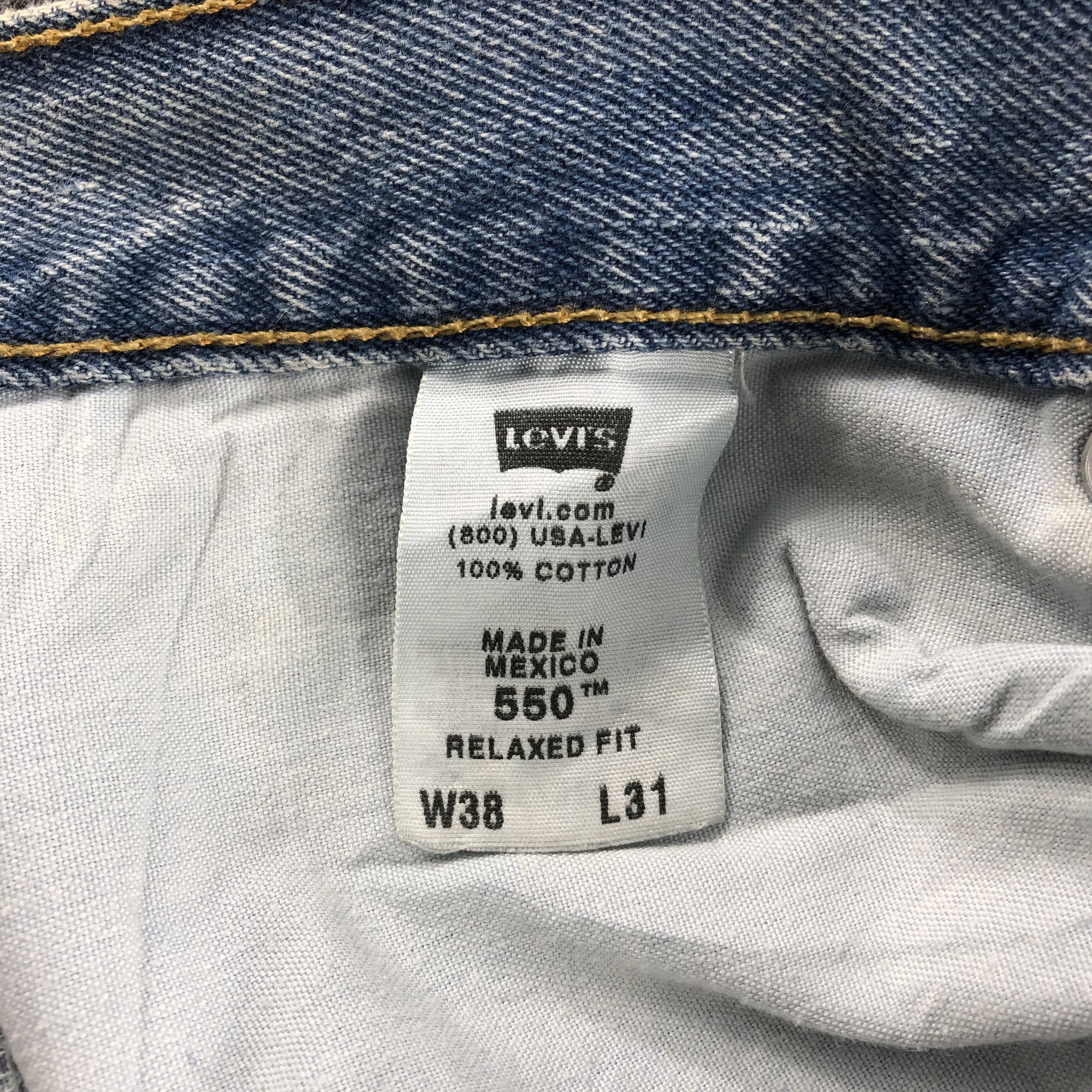 Levi's Vintag Levis 550 Jeans-JM714 Size US 39 - 9 Thumbnail