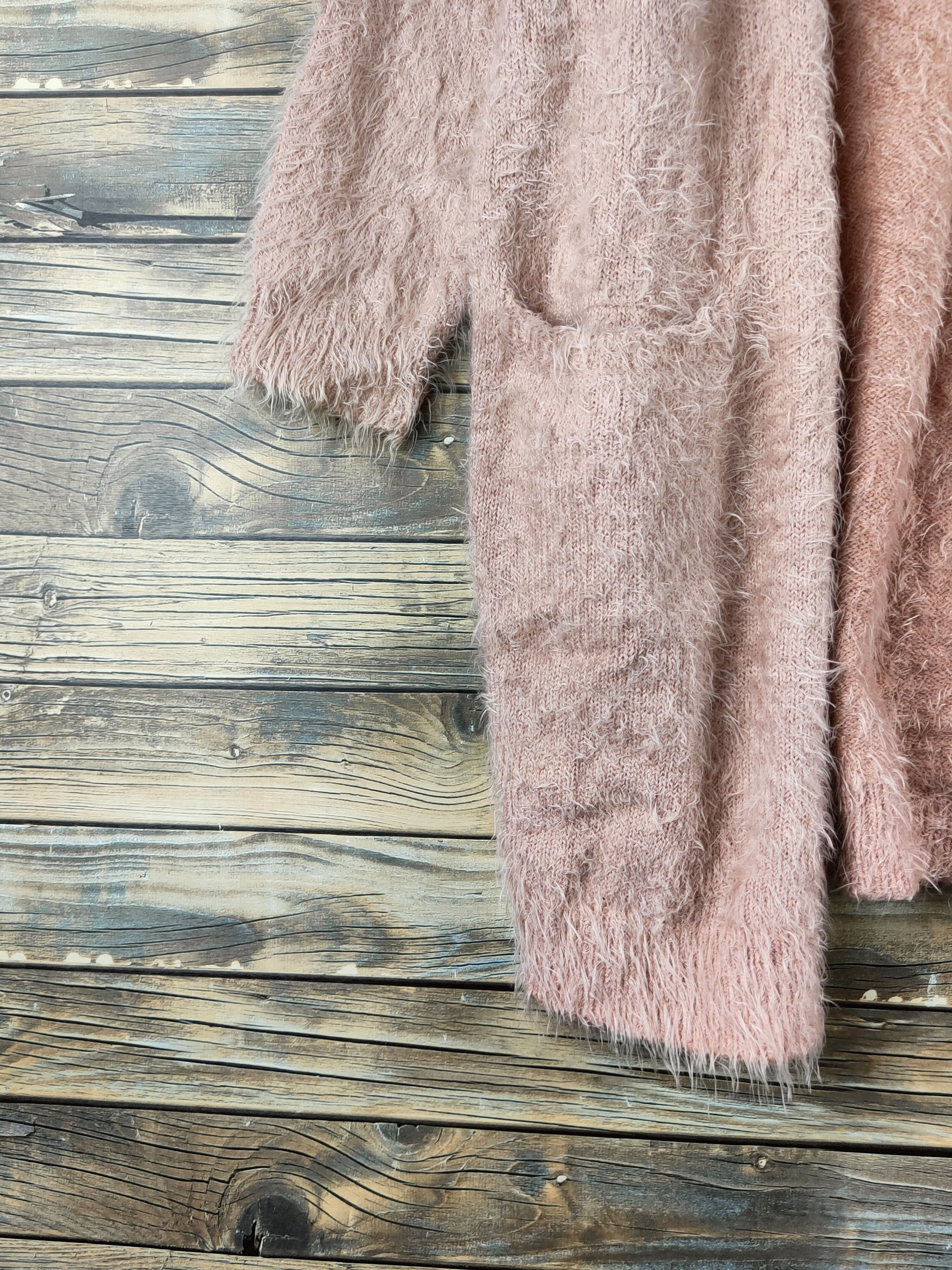 Japanese Brand DL Japanese Brand Orange Fur Mohair Shaggy Knitwear #46-445 Size L / US 10 / IT 46 - 4 Thumbnail