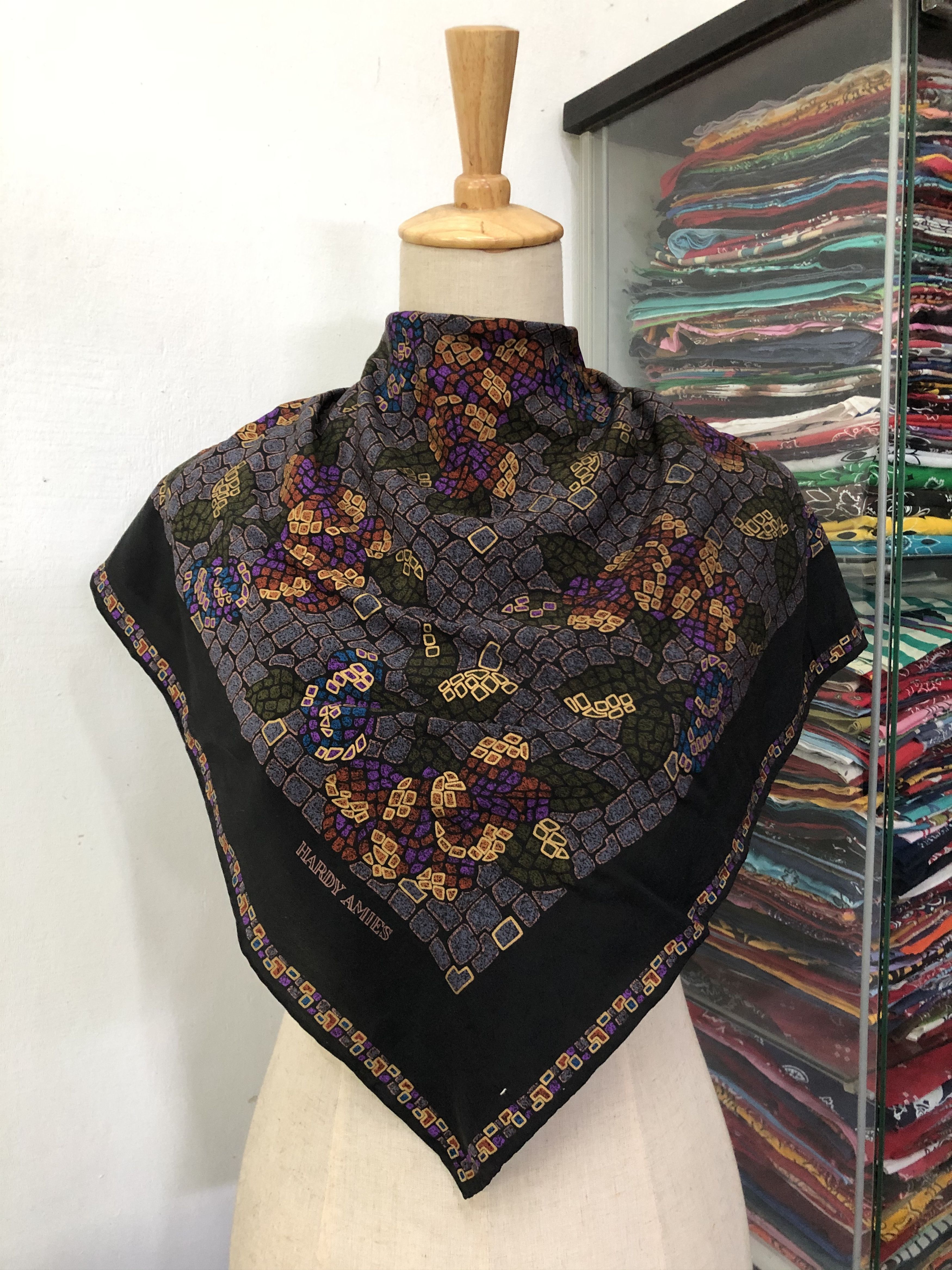 Hardy Amies Vintage Lancel Silk Scarf Size ONE SIZE - 1 Thumbnail