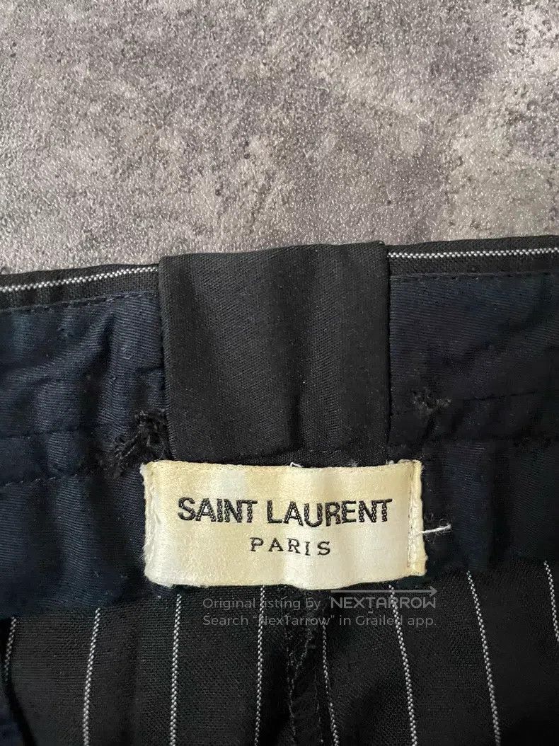 Saint Laurent Paris Saint Laurent Paris Original Striped Silver Line Trousers Size US 30 / EU 46 - 3 Thumbnail
