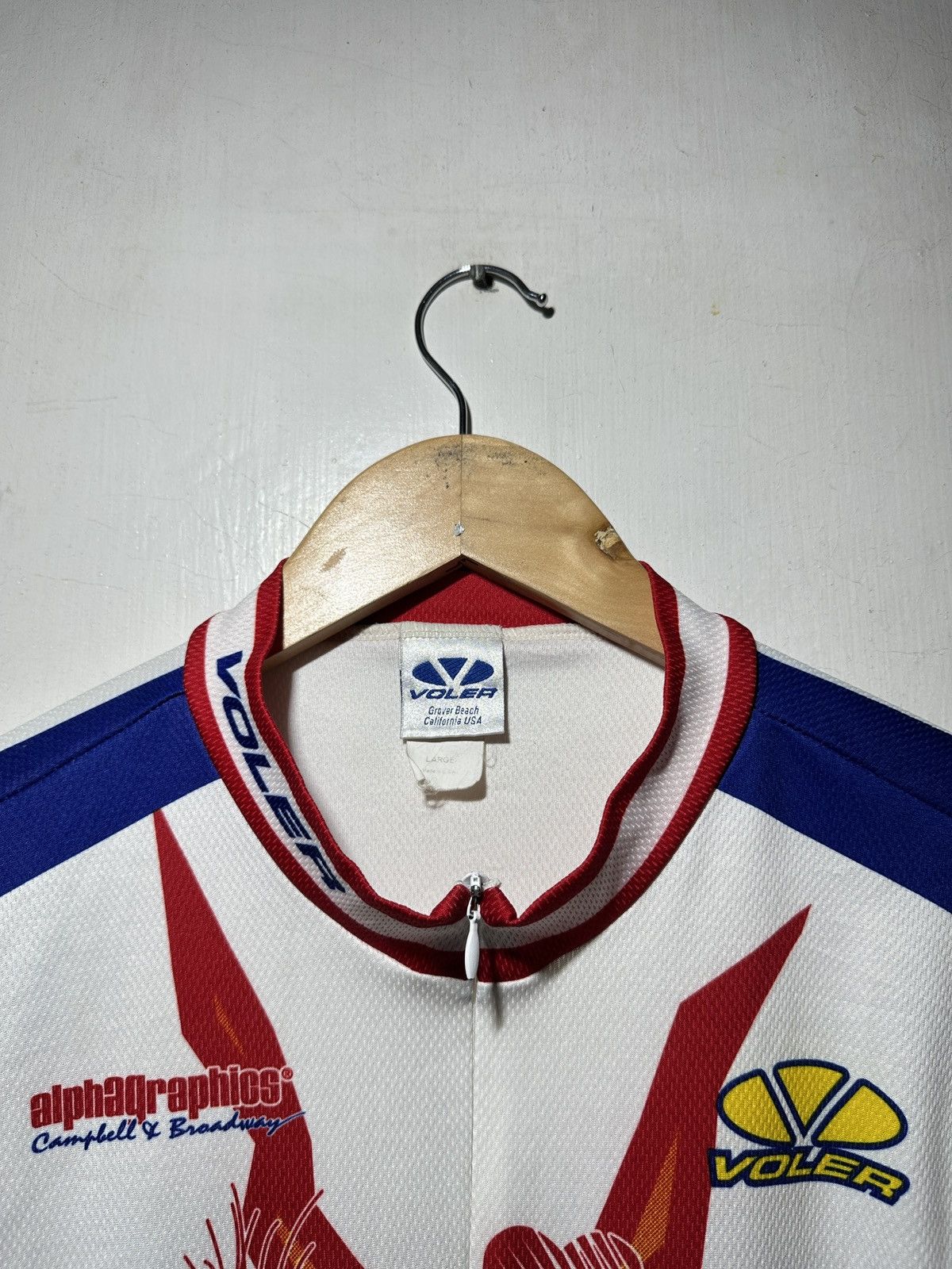 Vintage Vintage TUA Voler Cycling Jersey Size US L / EU 52-54 / 3 - 3 Thumbnail