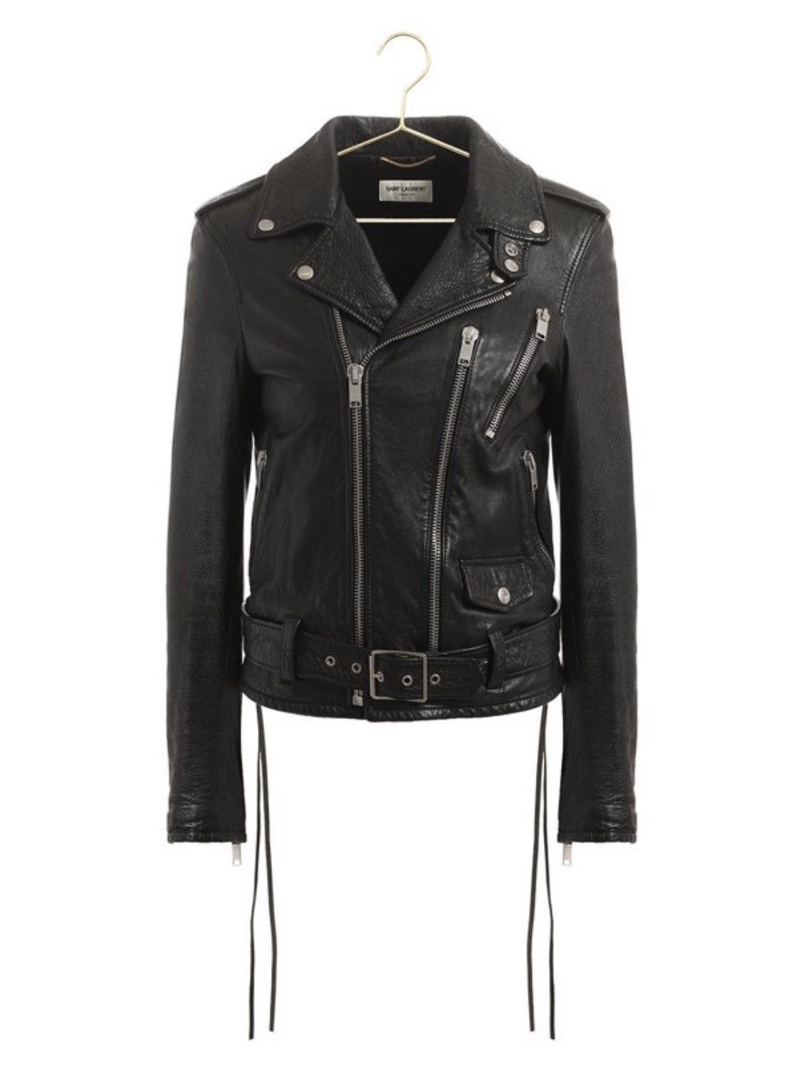 Saint laurent leather jacket blood luster clearance