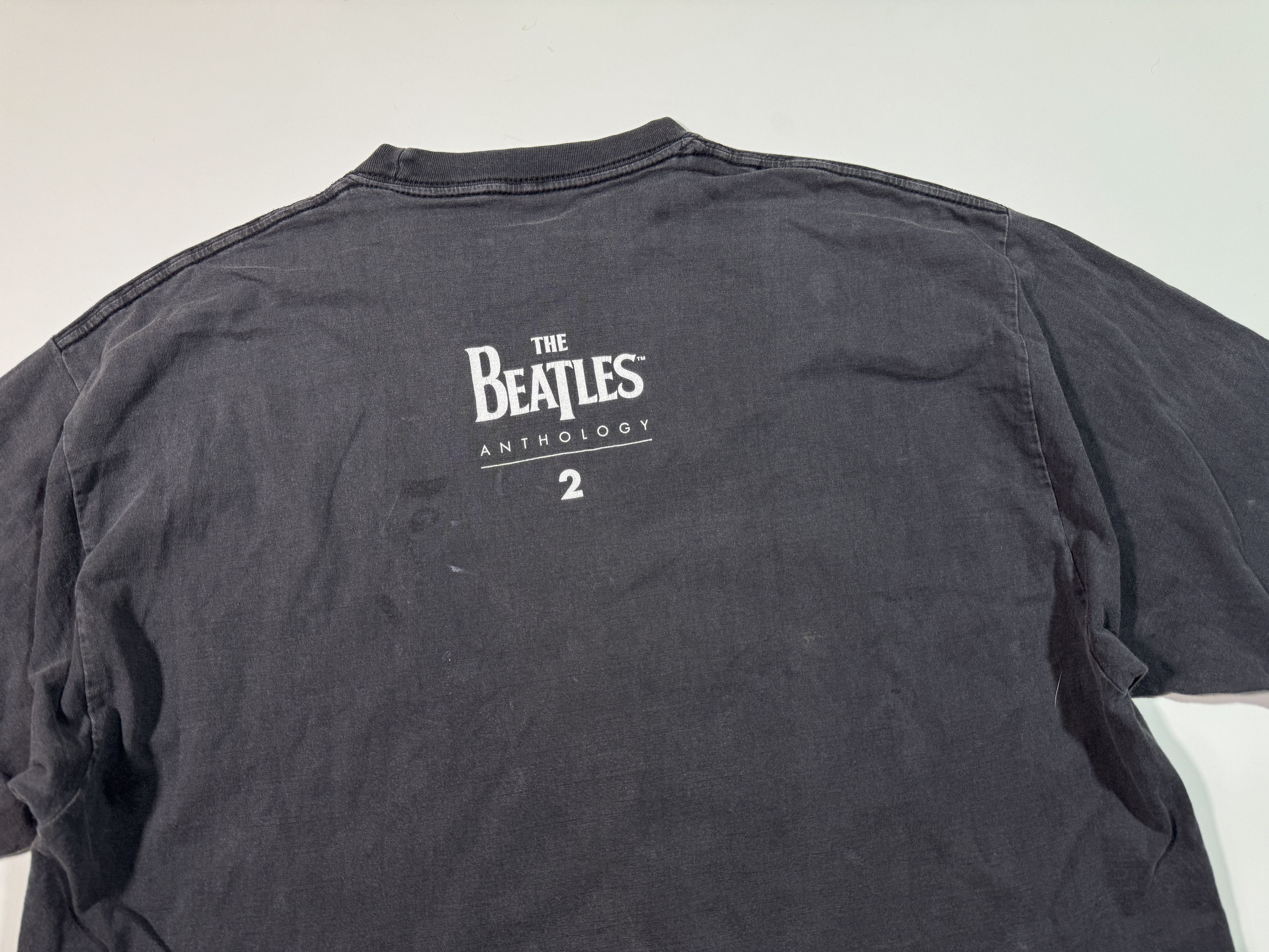Band Tees Vintage 1996 Beatles Athology Cropped T-shirt Size US M / EU 48-50 / 2 - 6 Thumbnail